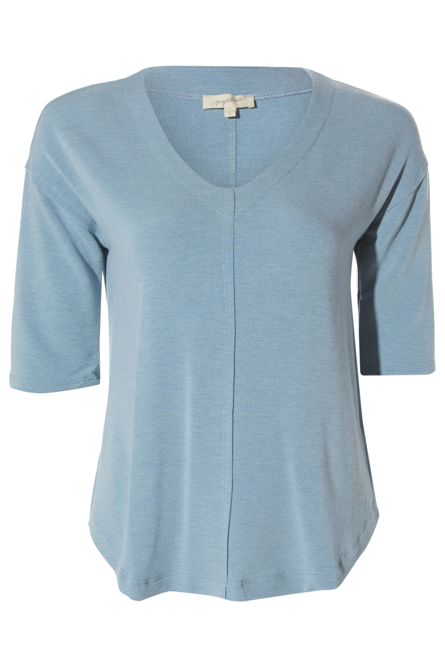 Half Sleeve V Neck