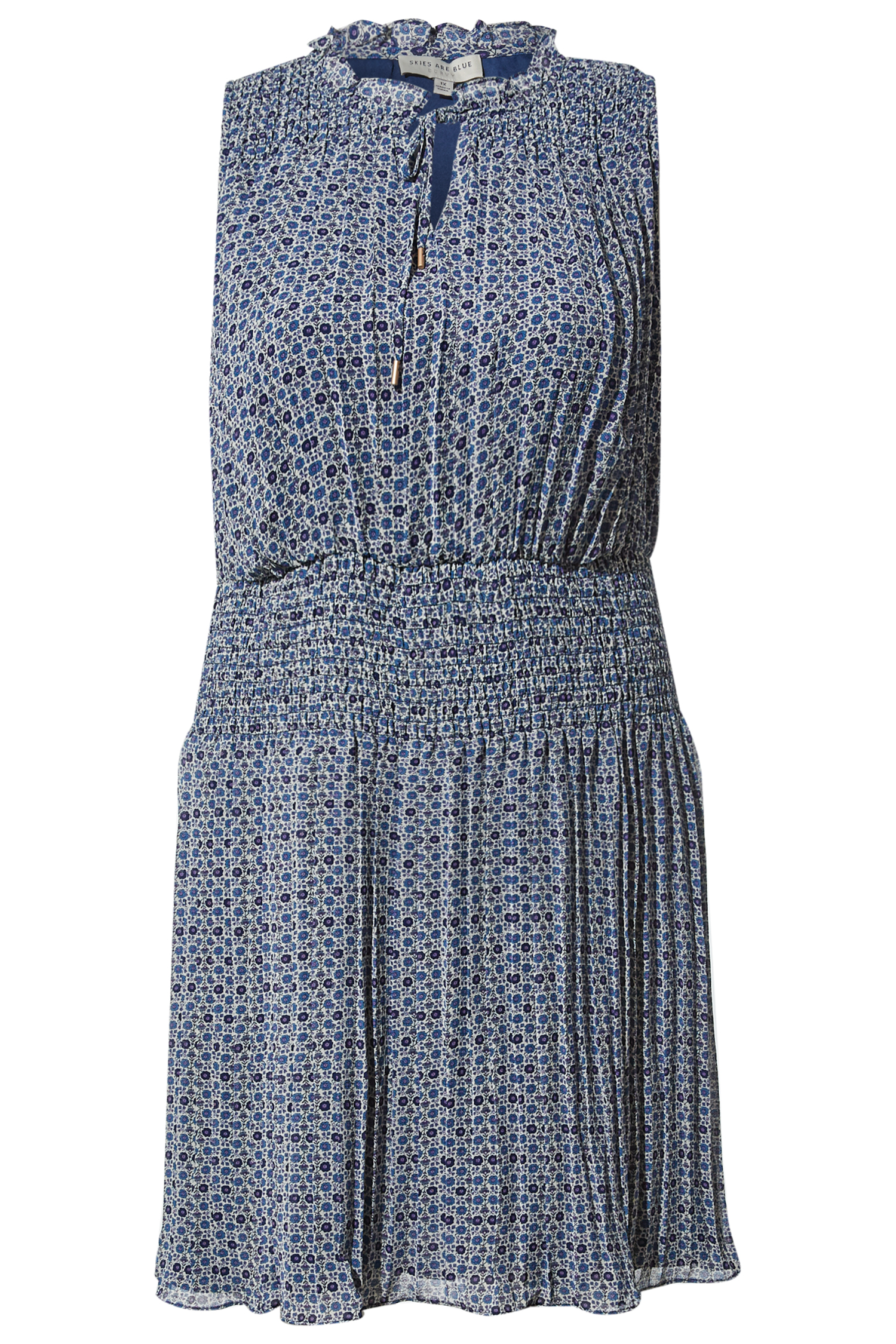 Floral Print Sleeveless Dress