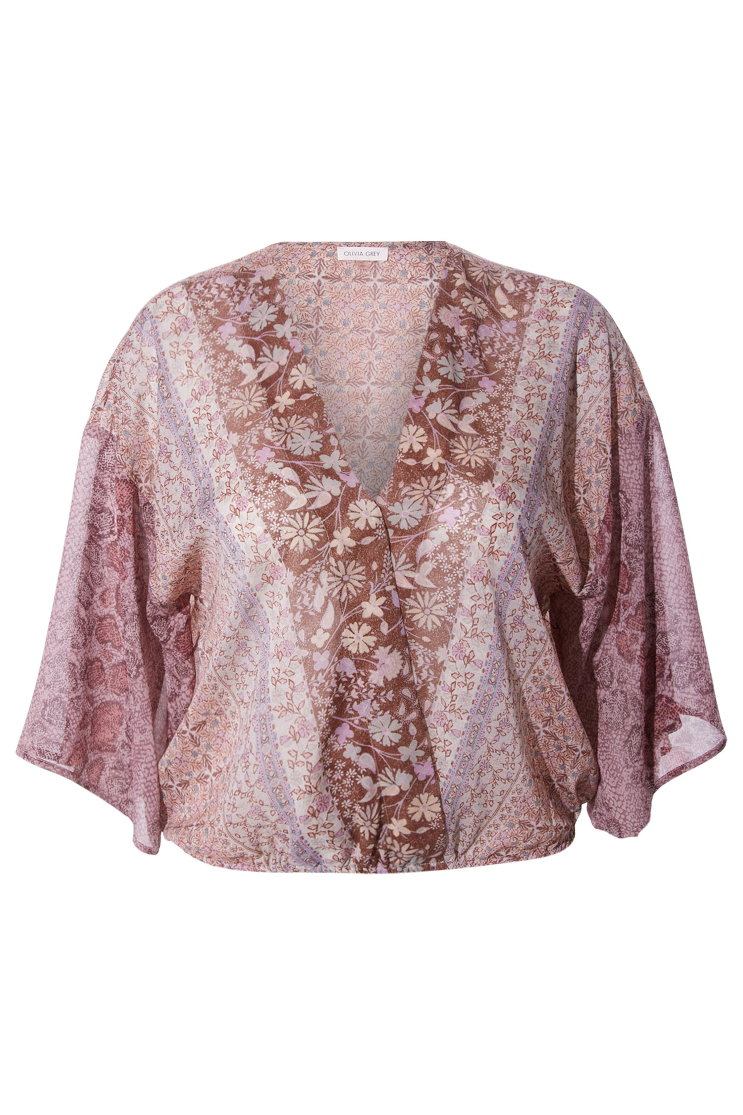 Surplice Printed 3/4 Top