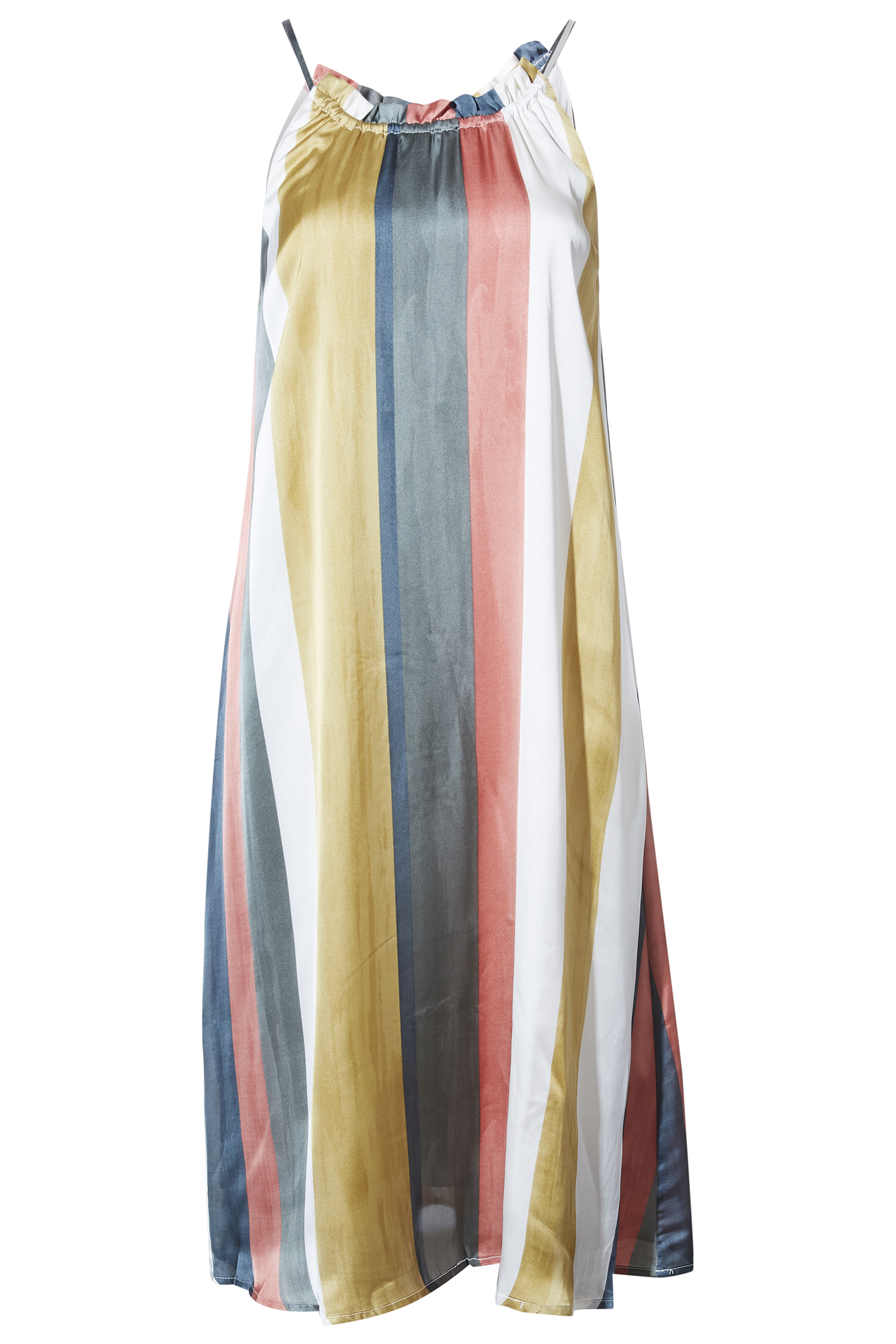 Mystree Halter Midi Dress