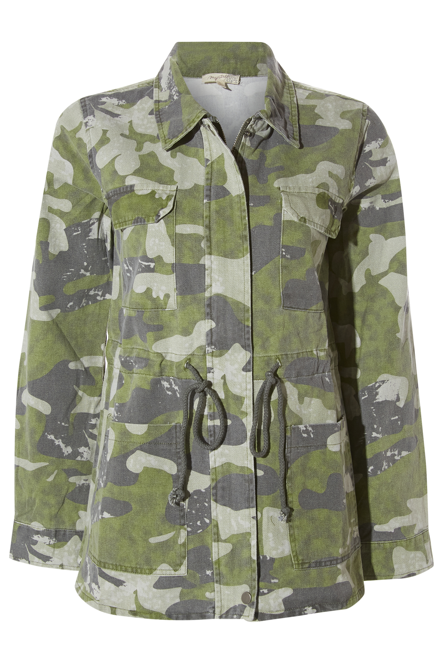 Washed Camo Utility Jacket