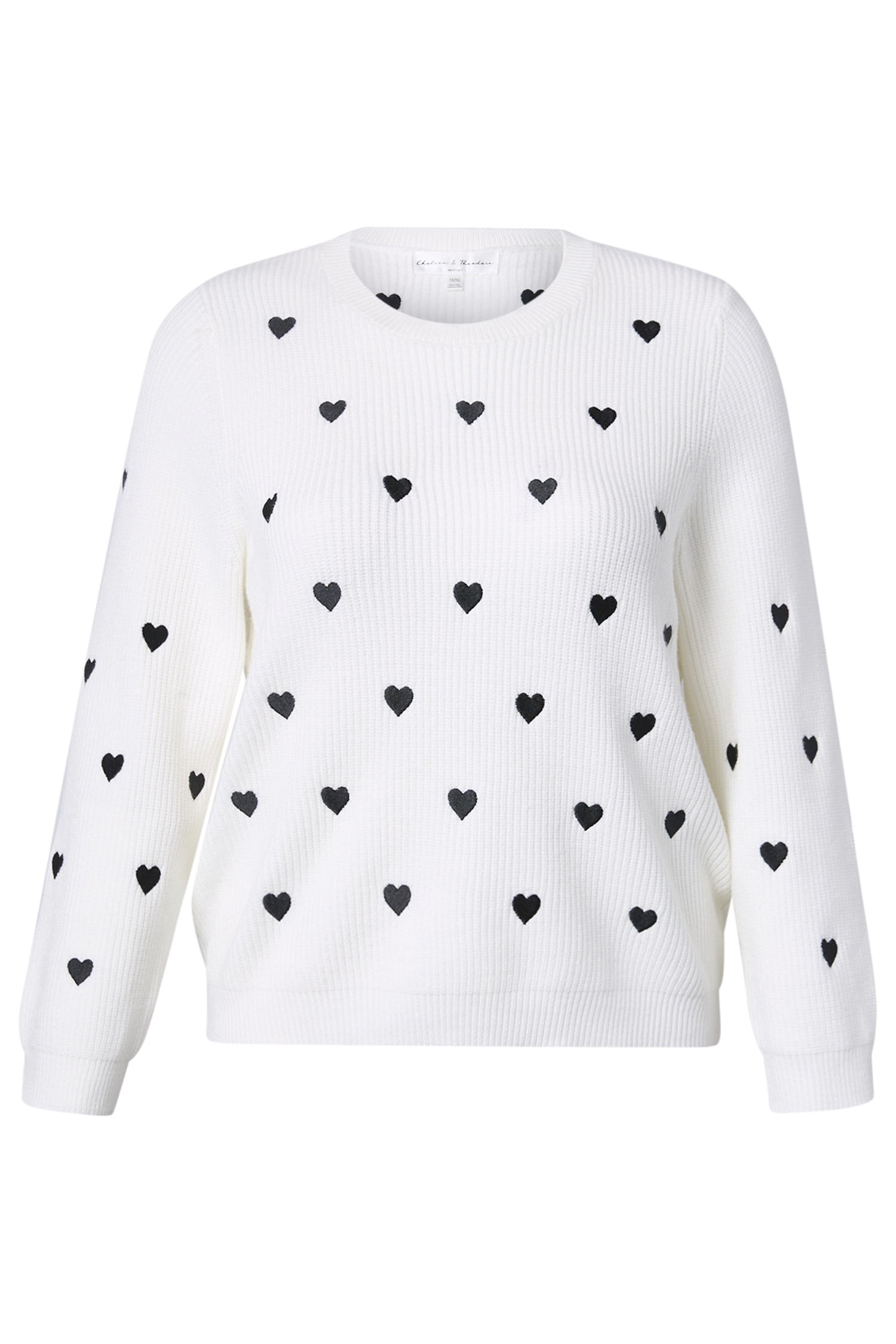 Heart Embroidery Sweater