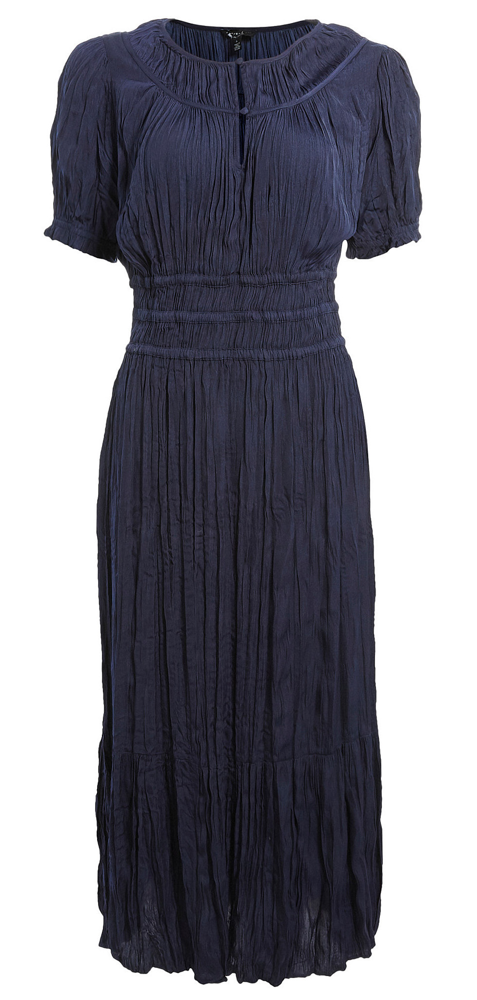 Pleated Midi Dress