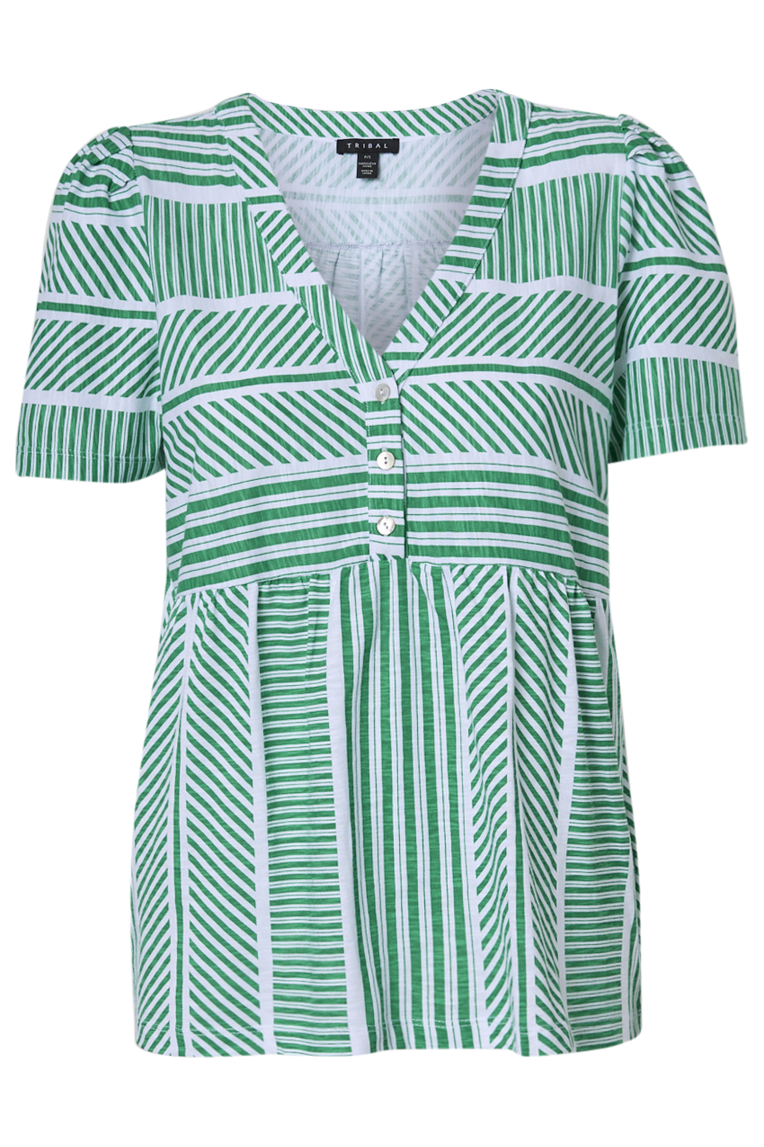 Short Sleeve Flare Top