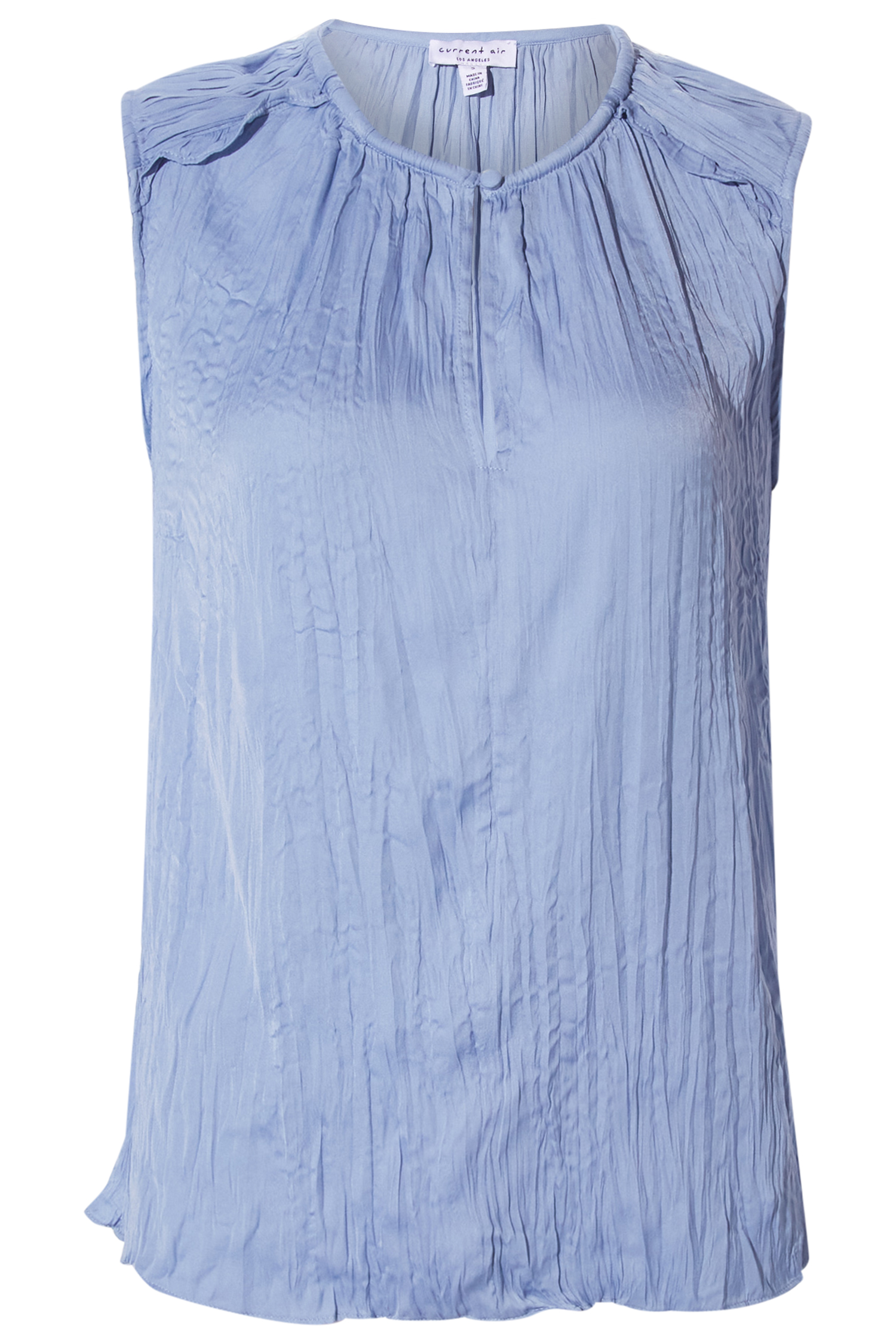 Pleated Sleeveless Top