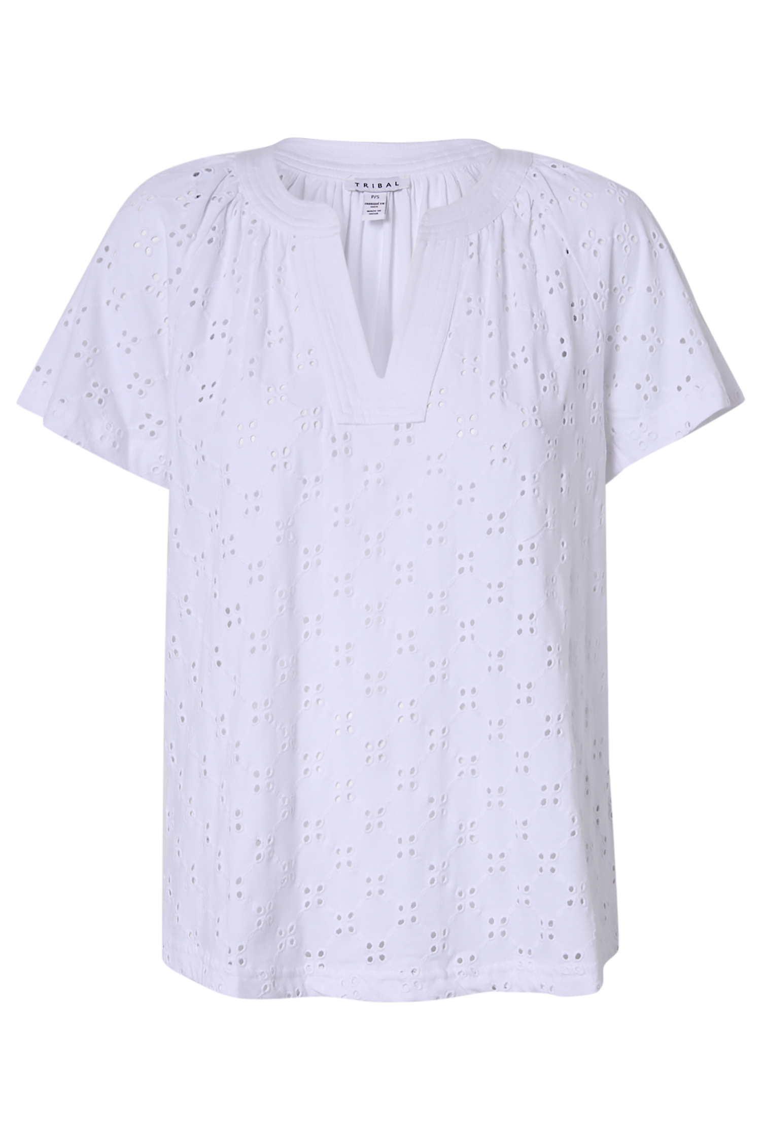 Split Neck Top