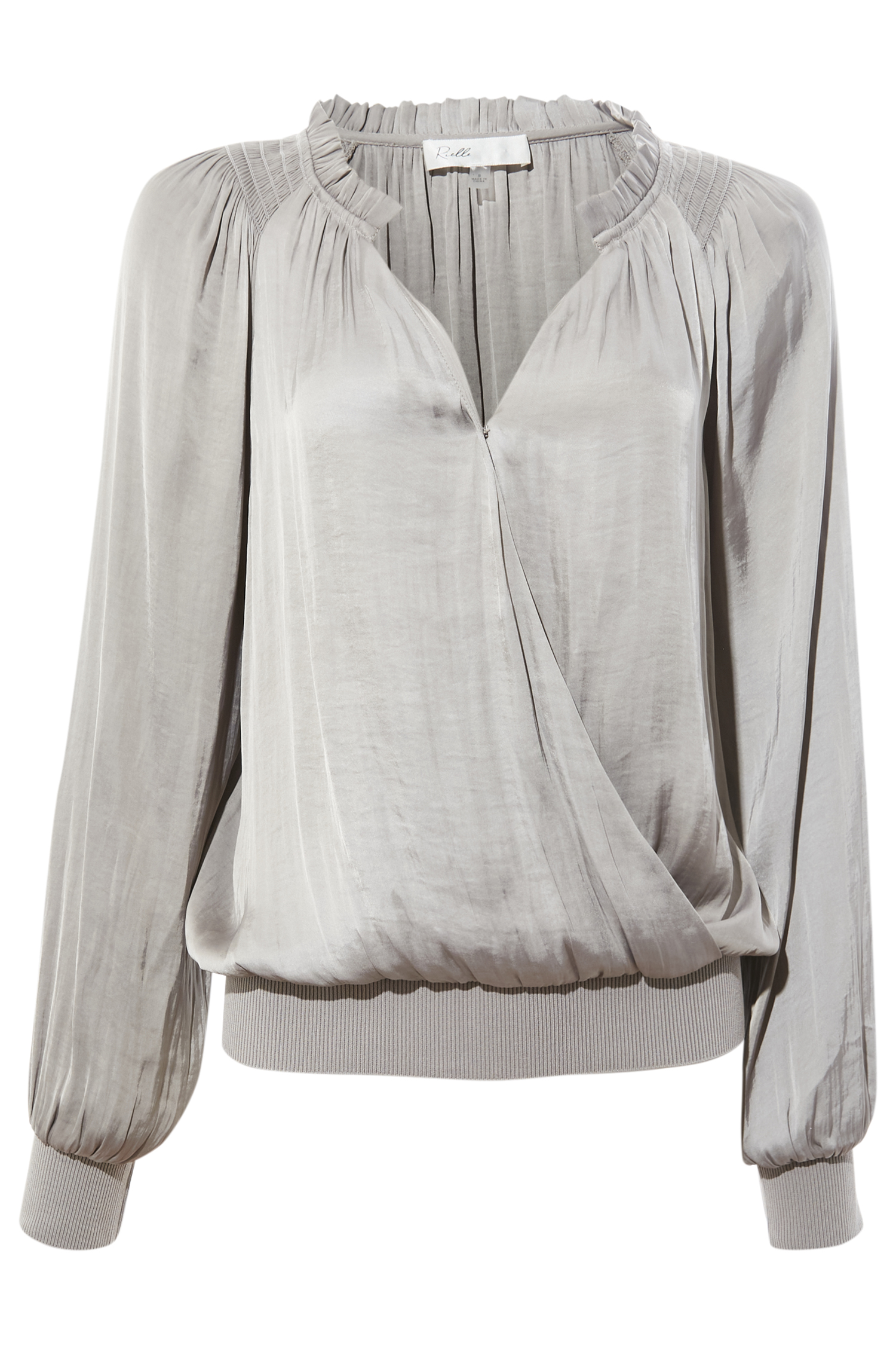 Ruffled Surplice Top