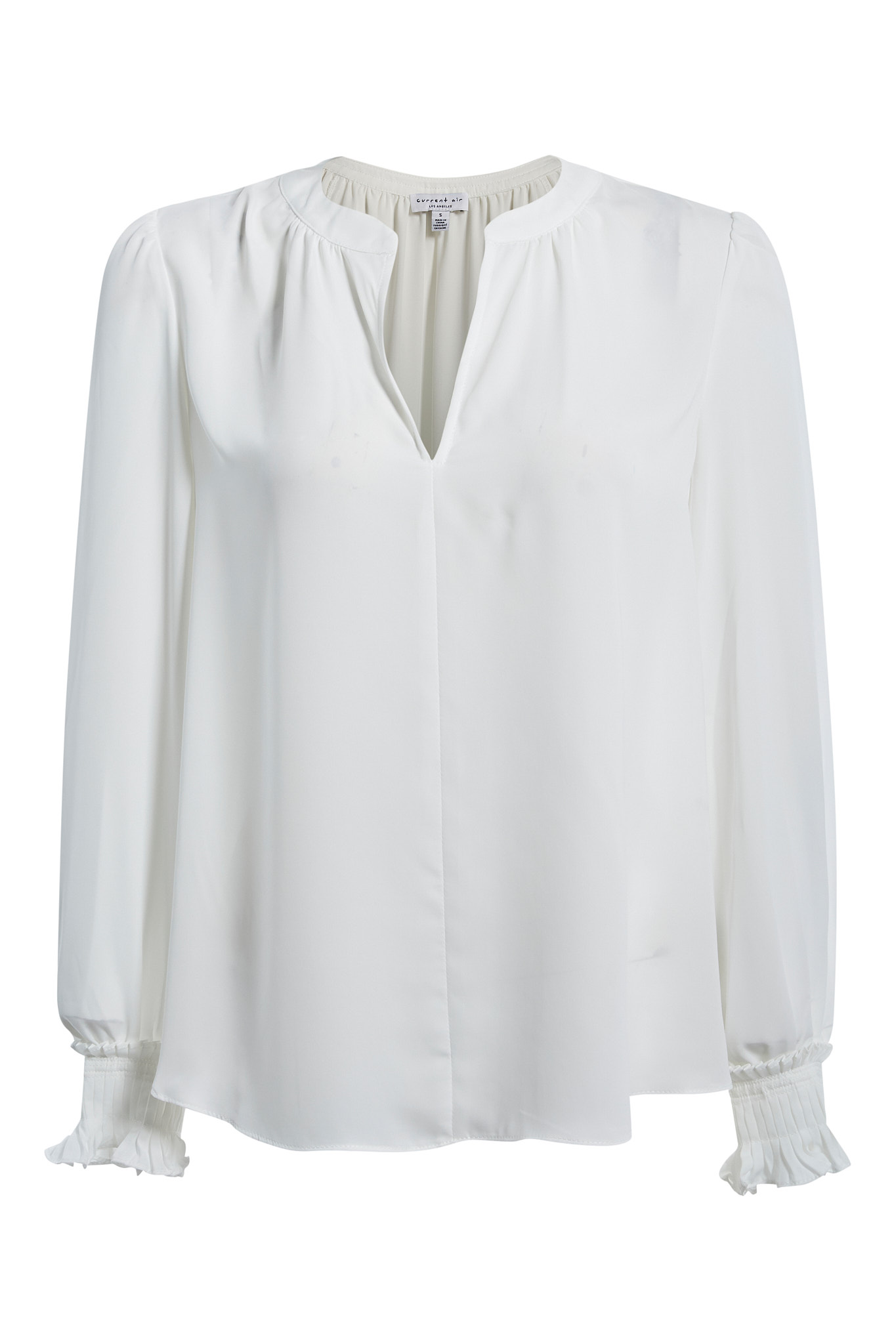 Pleated Cuff Blouse