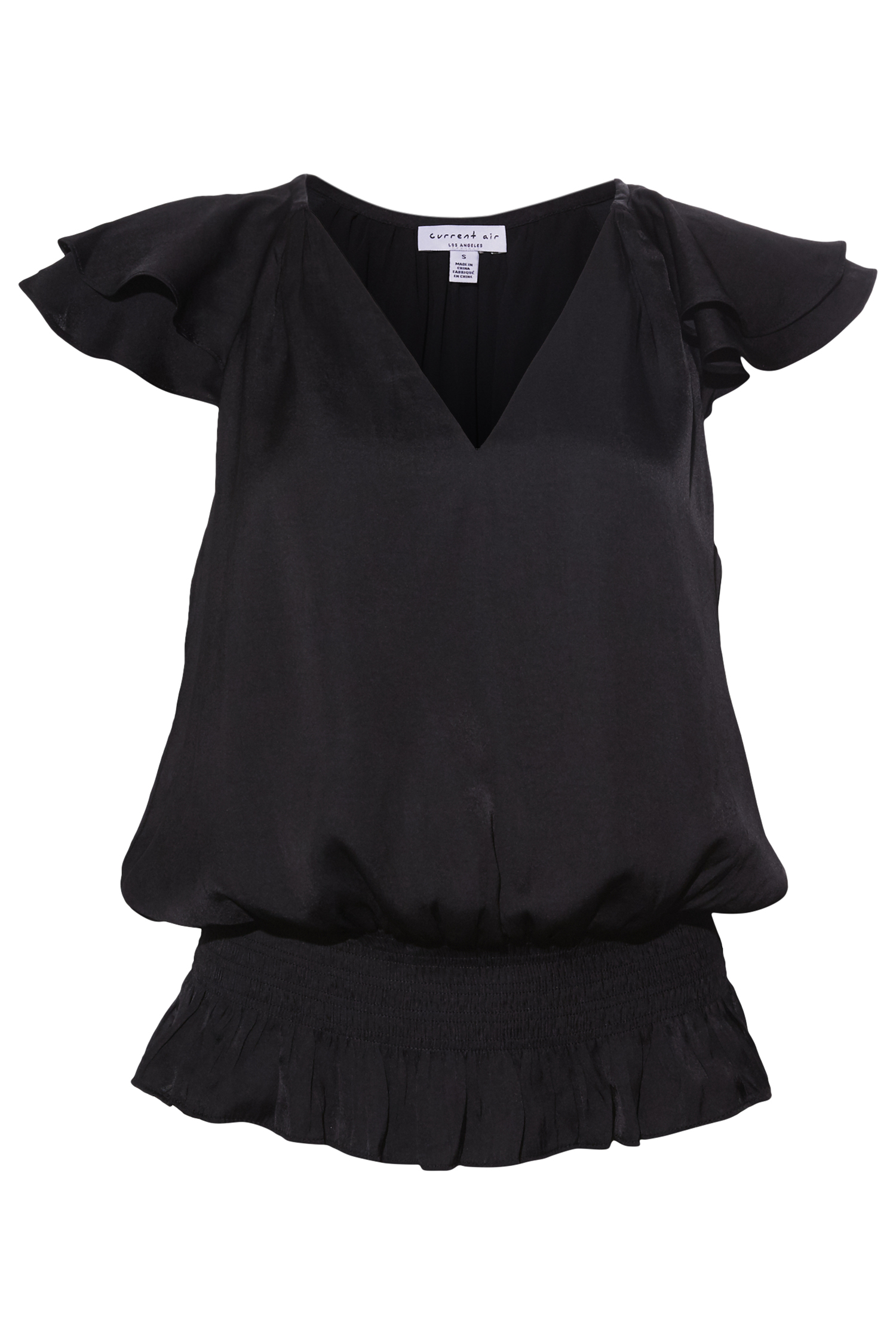 Smocked Layered Sleeve Top