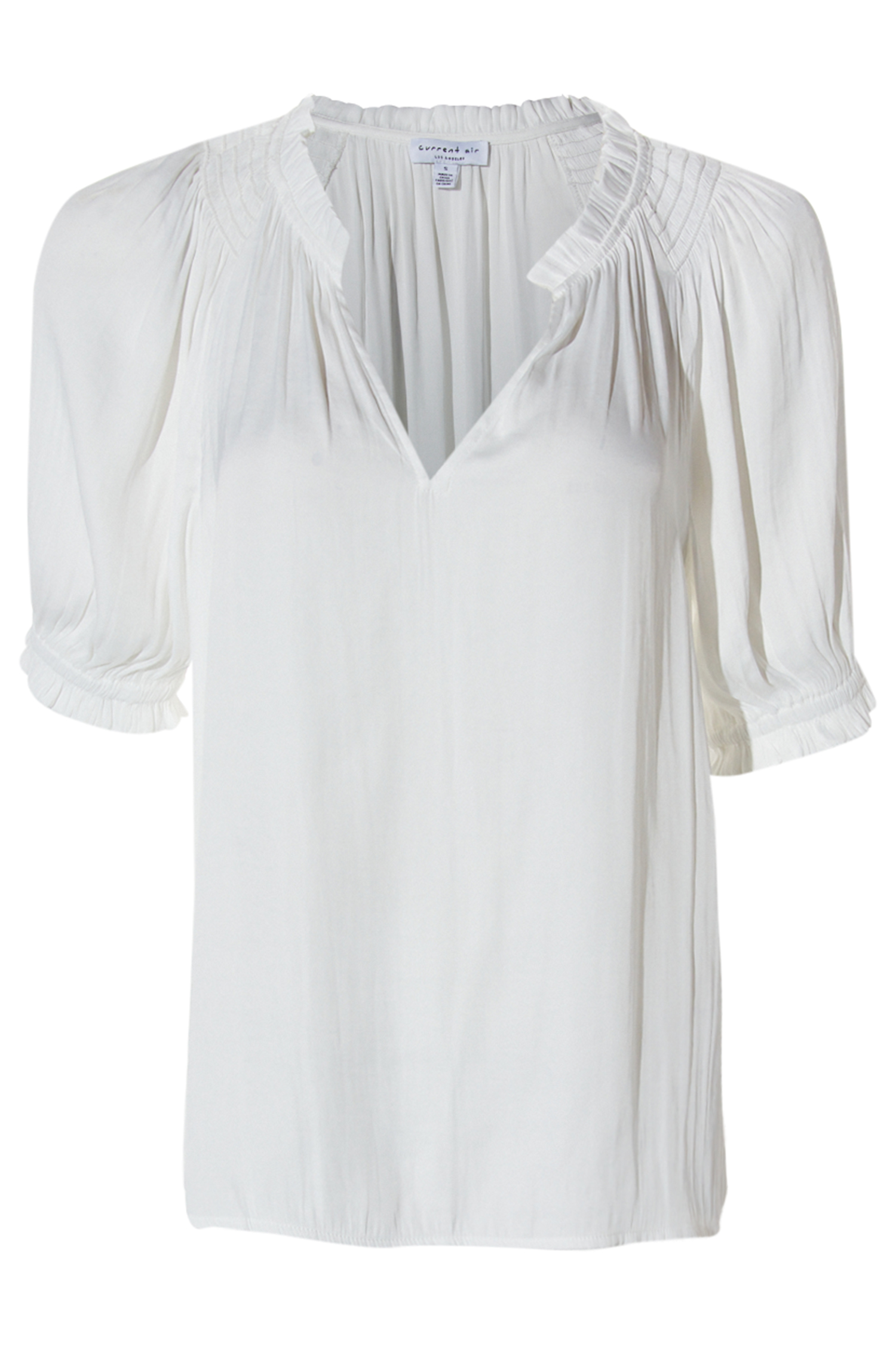 Collared V-Neck Top