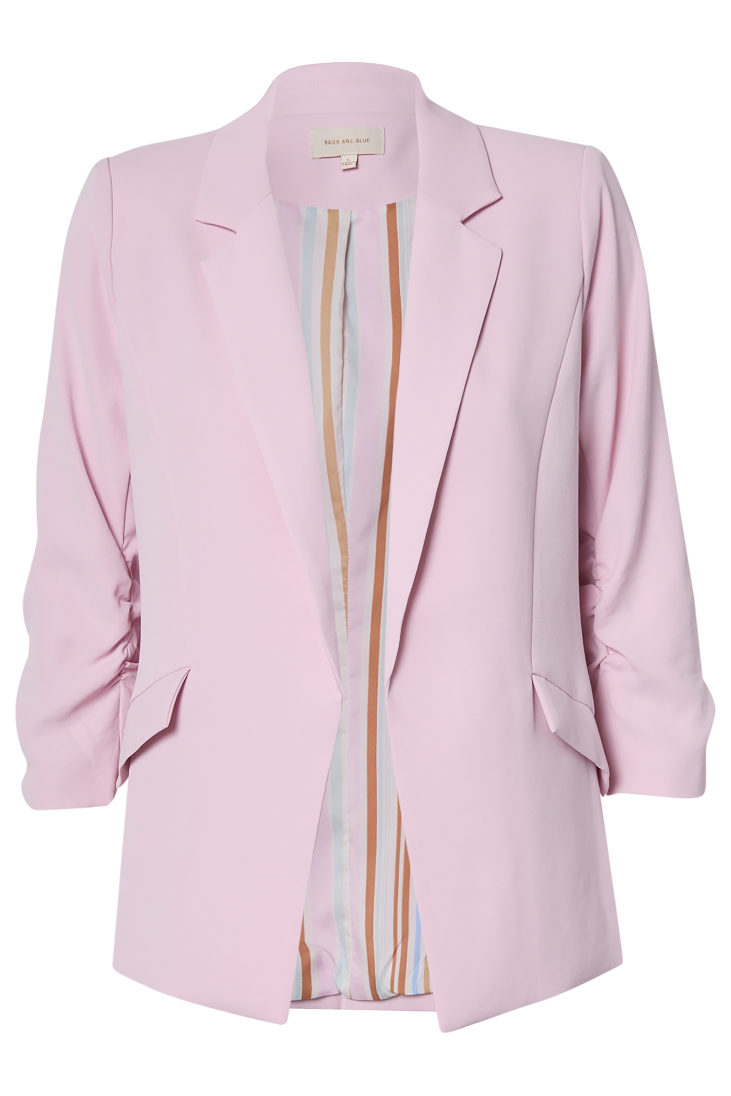 Shirred Sleeve Blazer