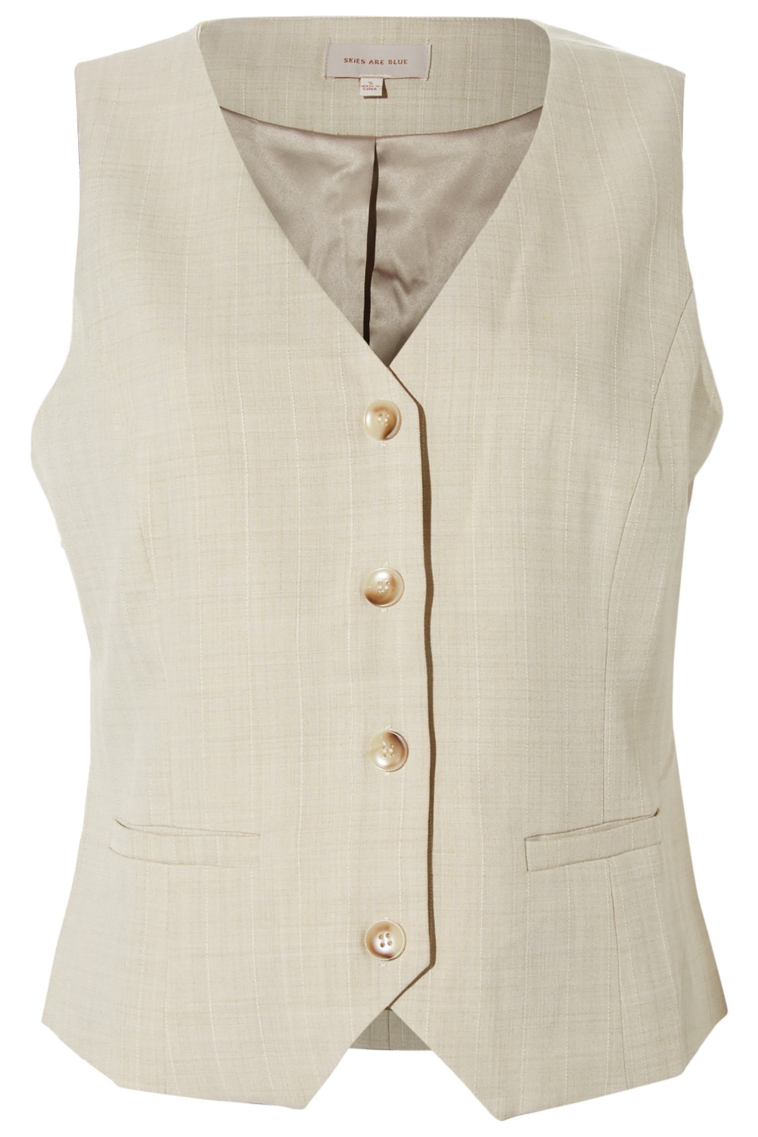 Two Tone Melange Vest