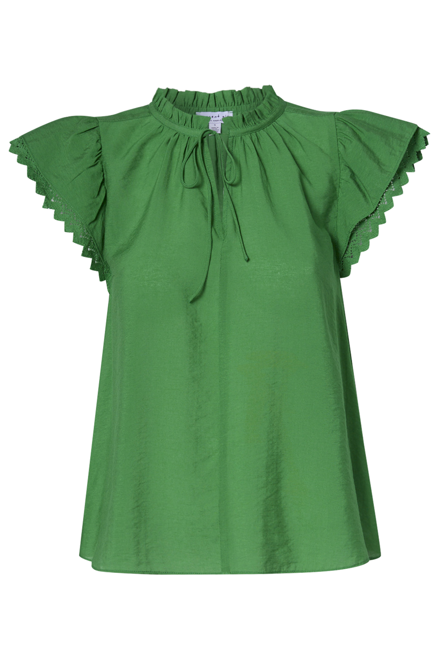 Short Sleeve Ruffled Blouse