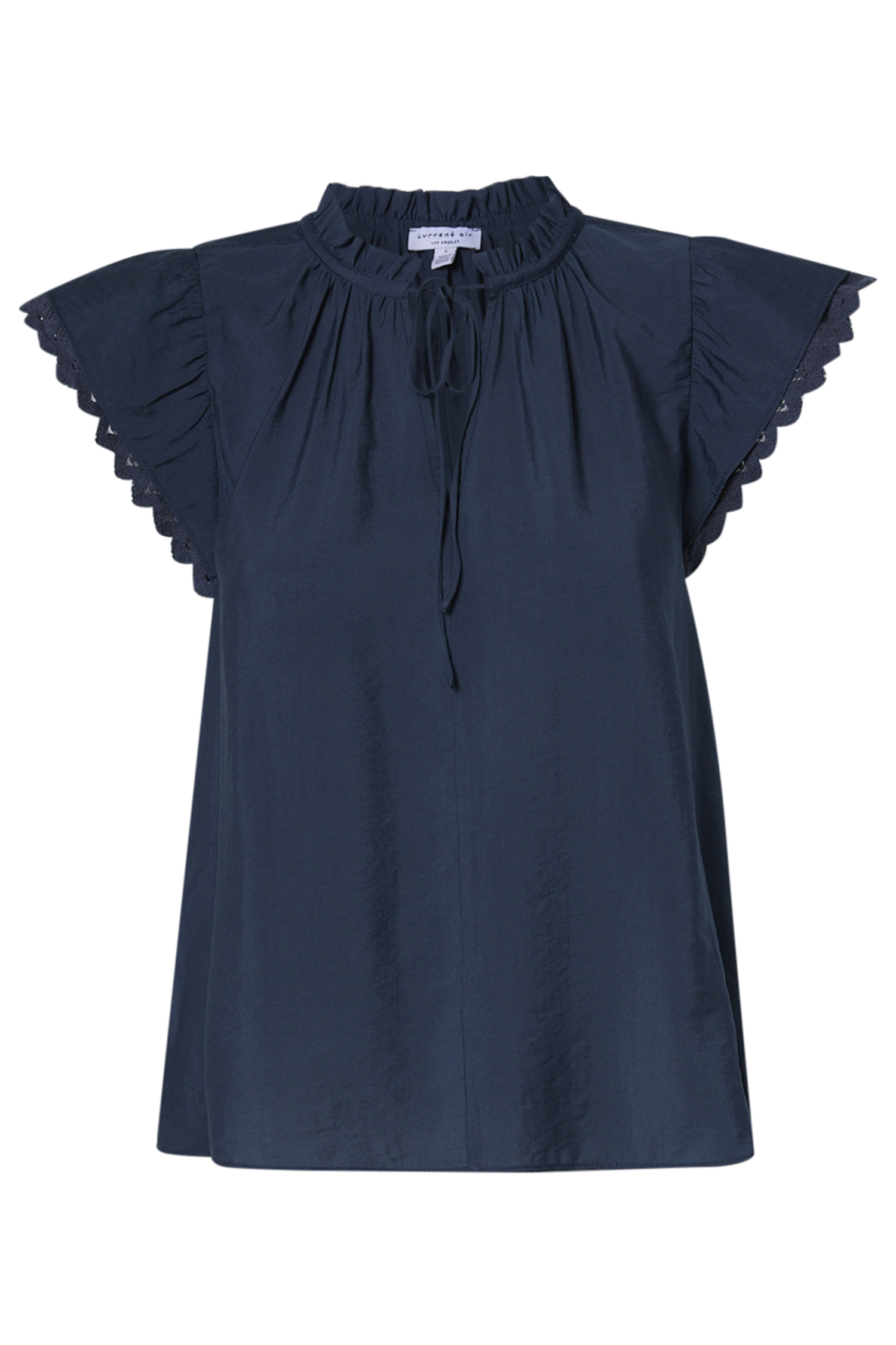 Short Sleeve Ruffled Blouse