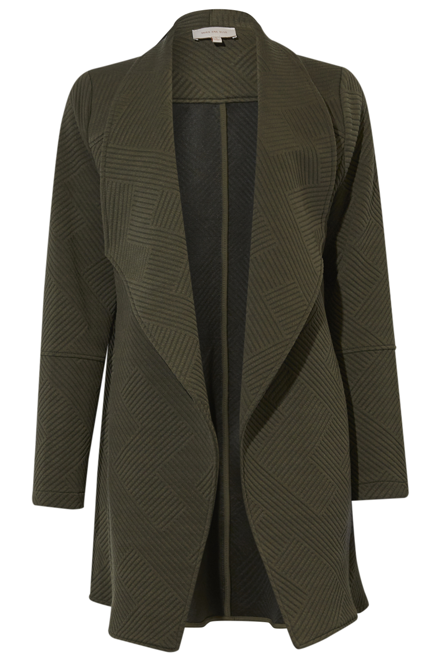 Textured Waterfall Coat