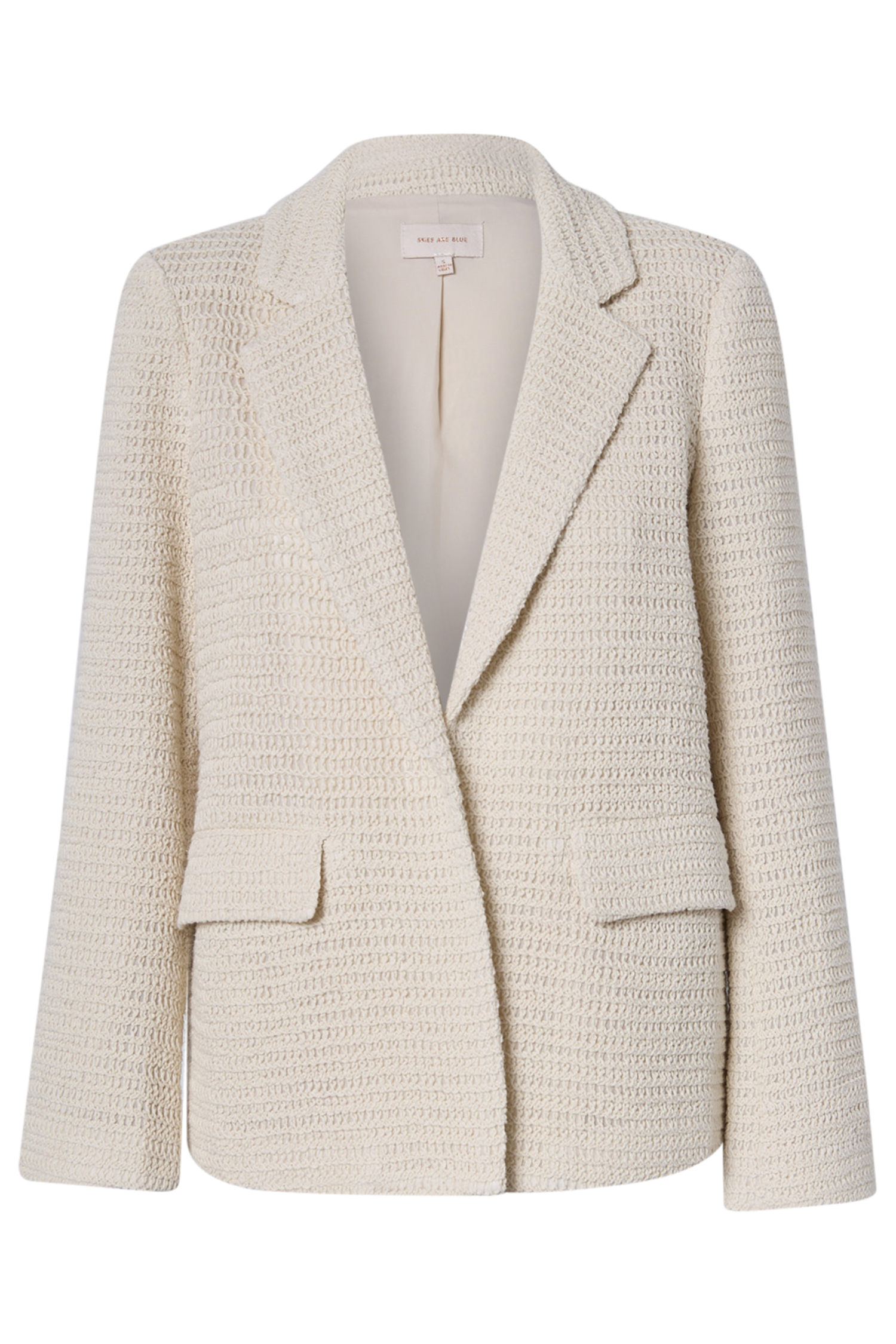 Long Sleeve Crochet Blazer
