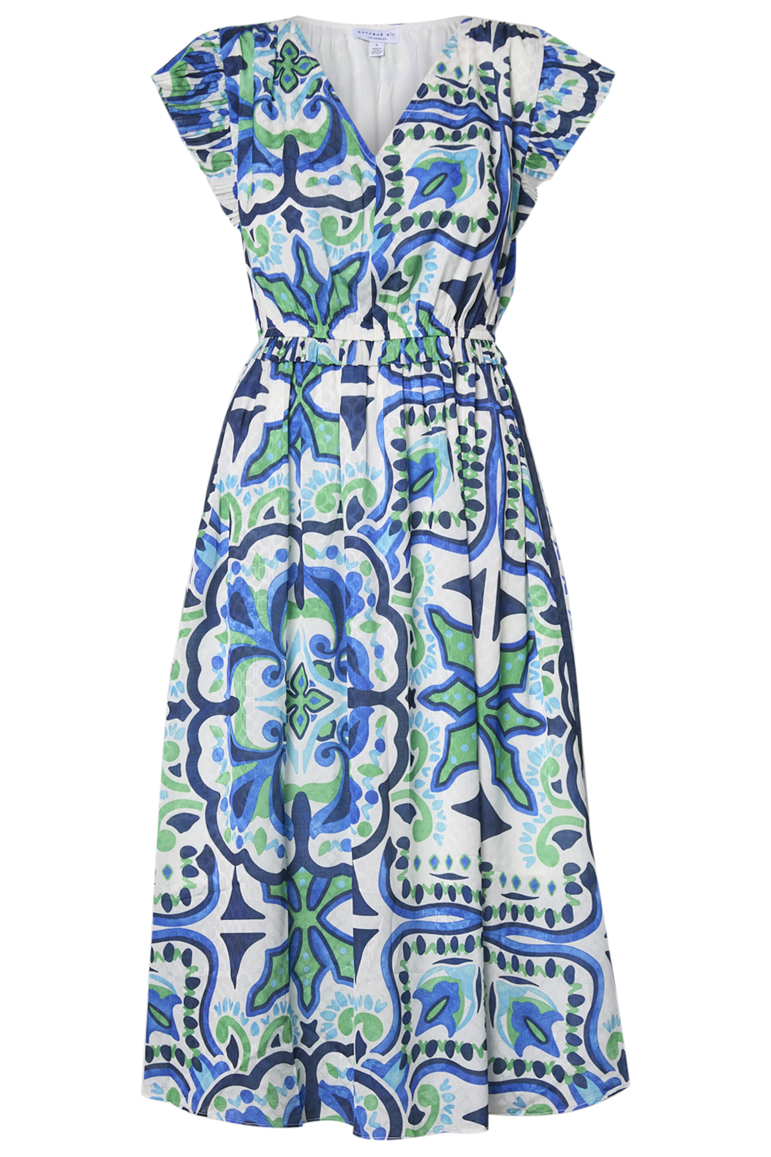 V-Neck Midi Dress