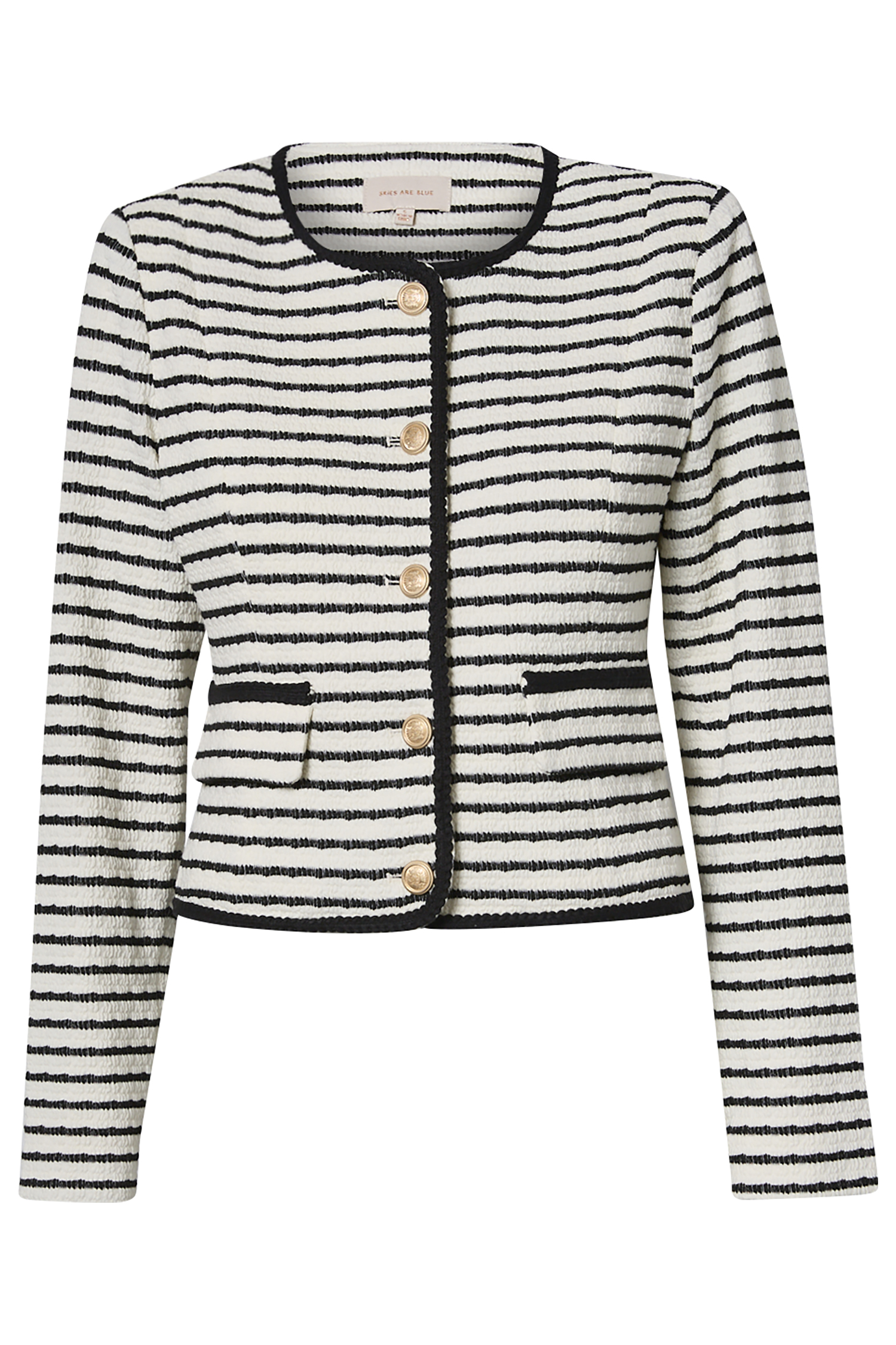 Striped Button Down Cardigan