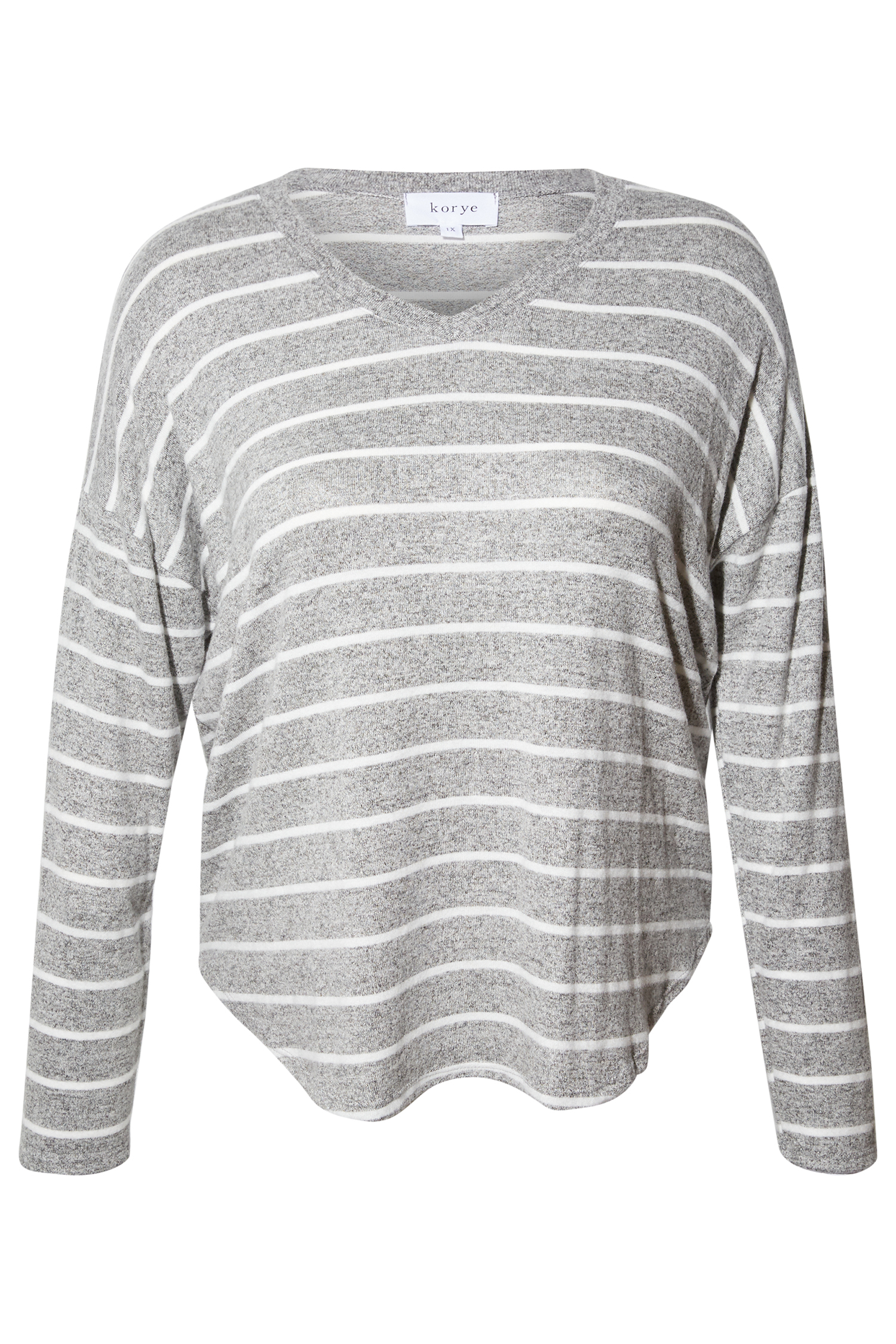 Via Brushed Dropped Shoulder Top