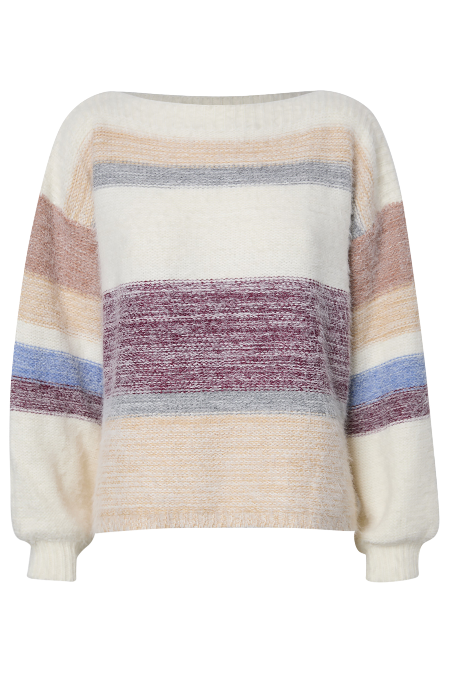 Color Block Soft Knit Sweater