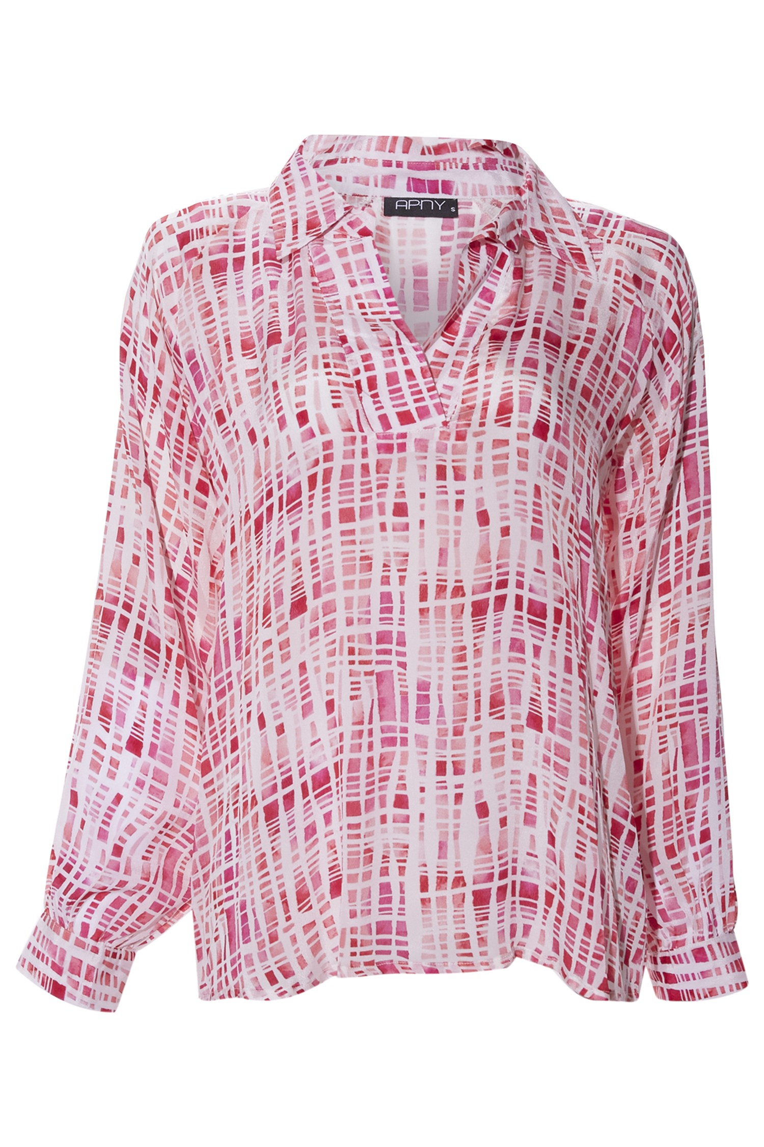 Half-Plaket Pullover Blouse