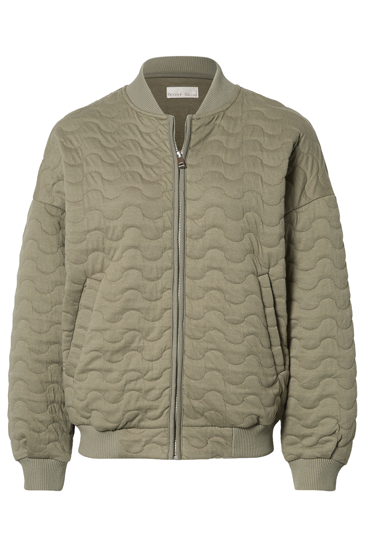 Quilted Bomber Jacket
