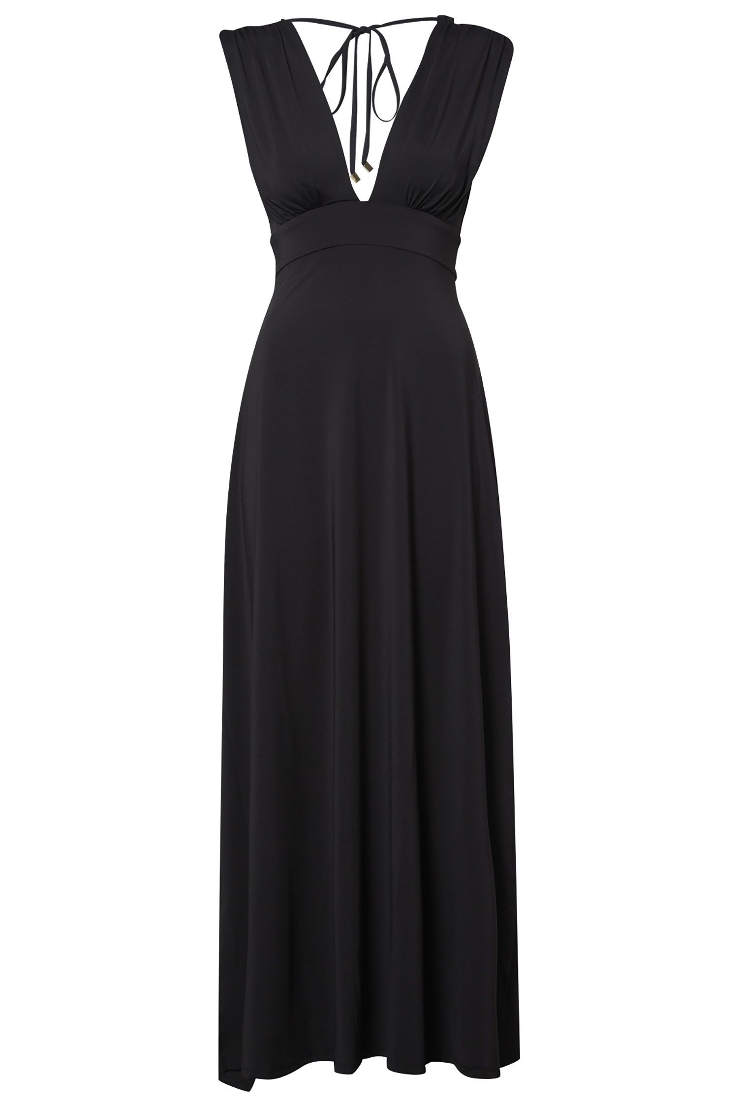 Deep V Maxi Dress