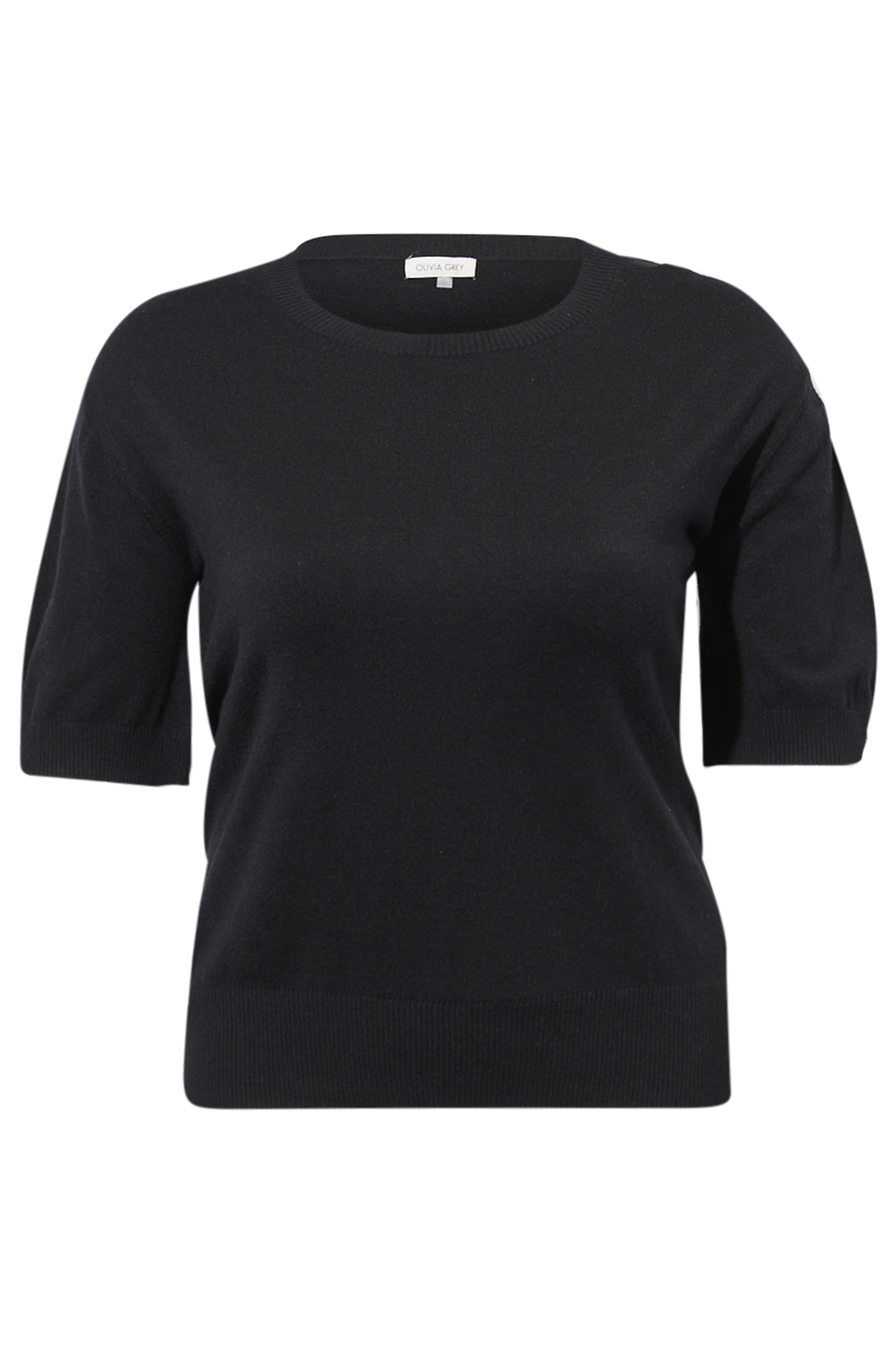 Elbow Sleeve Knit Top