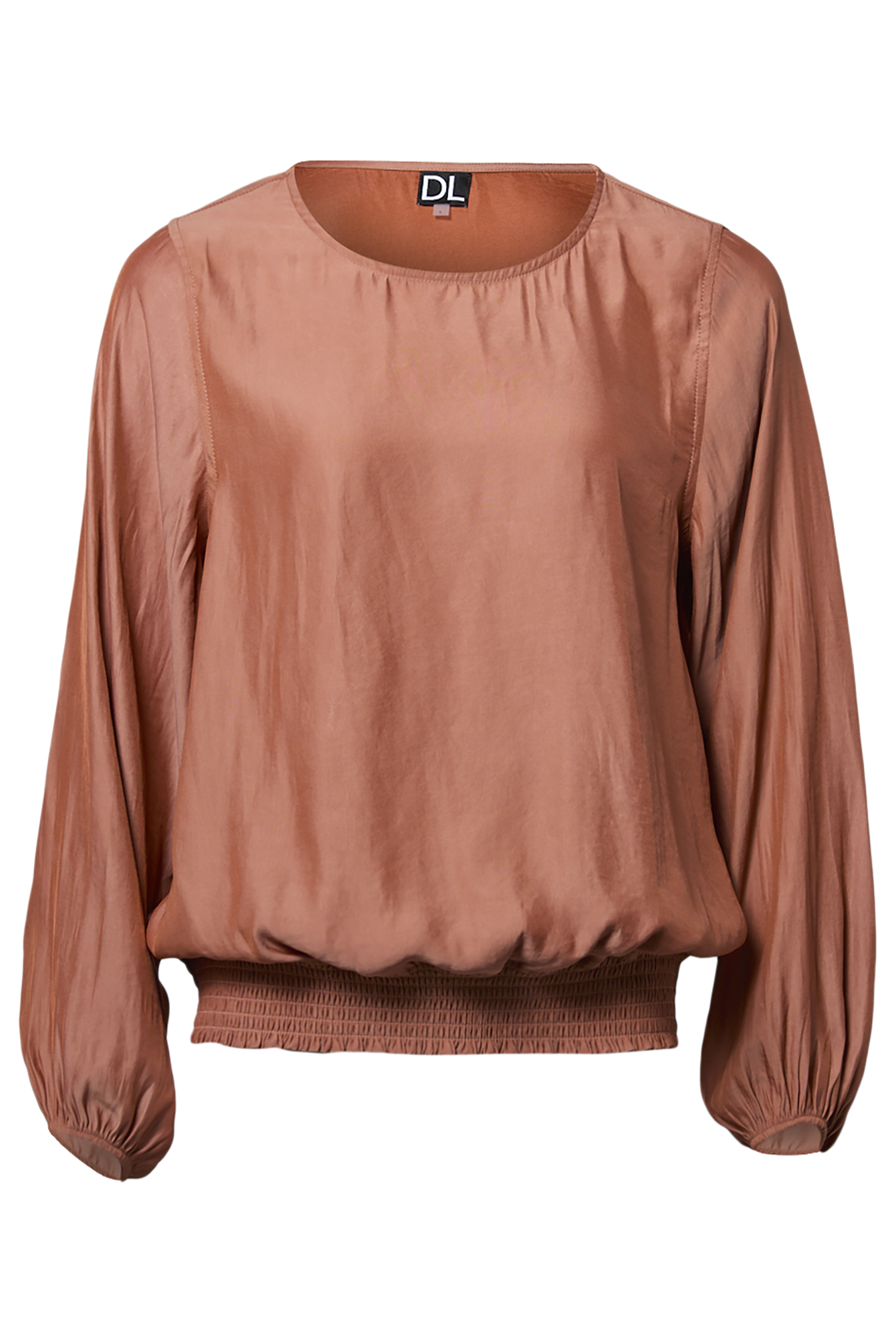 Puff Sleeve Top with Smocked Waist