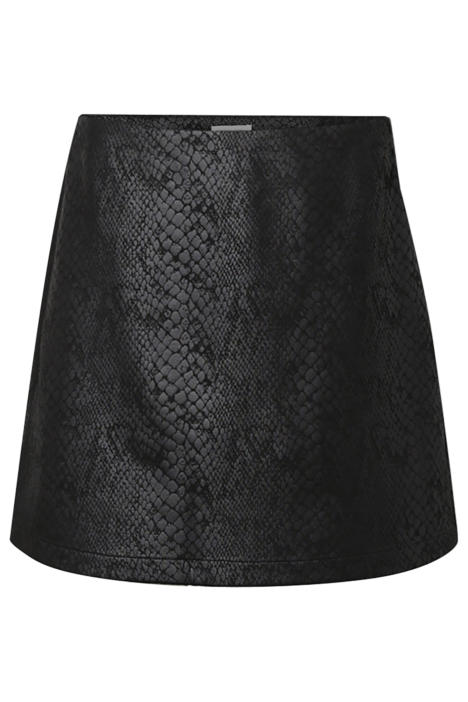 Snake Embossed Mini Skirt