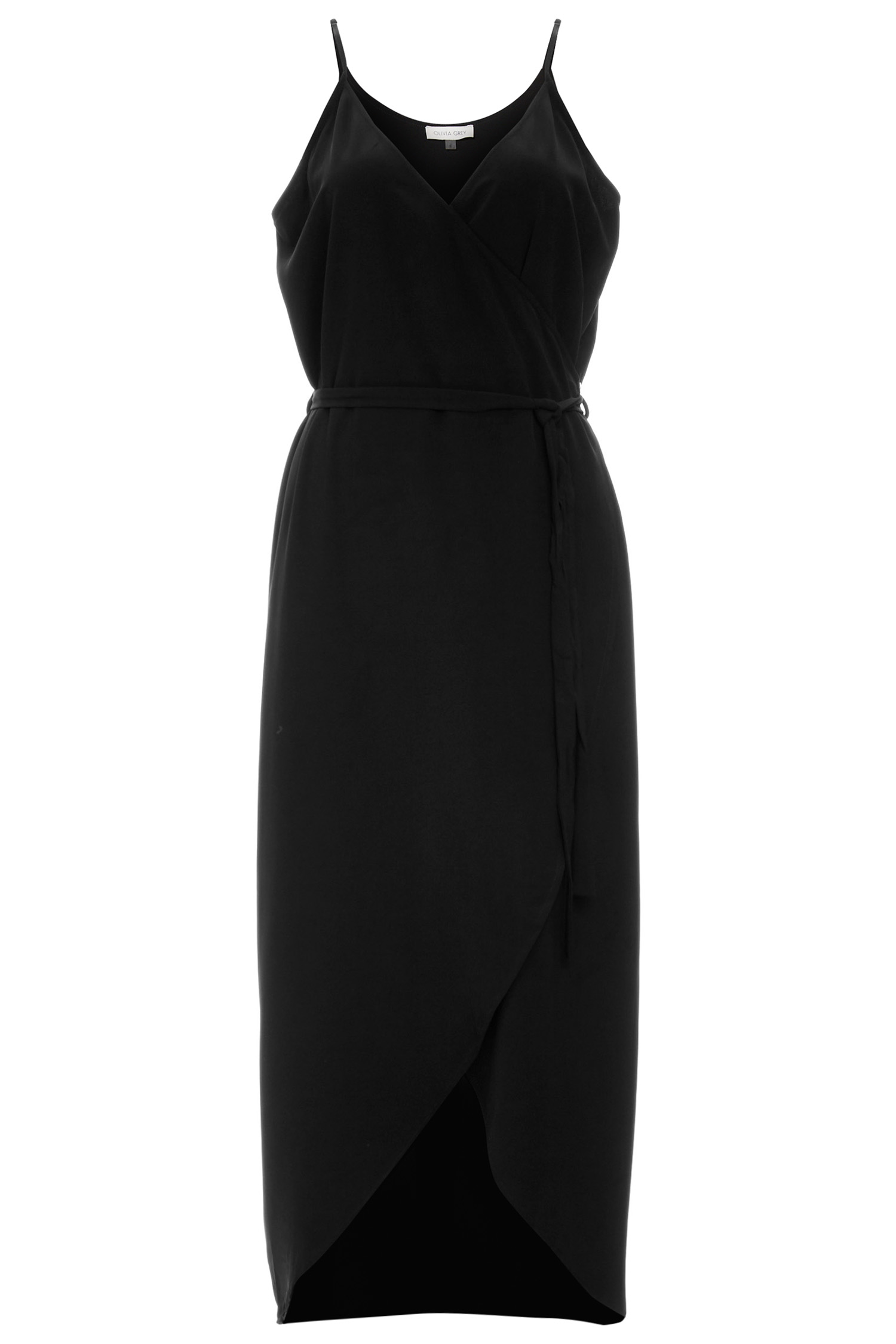 Tulip Hem Wrap Dress