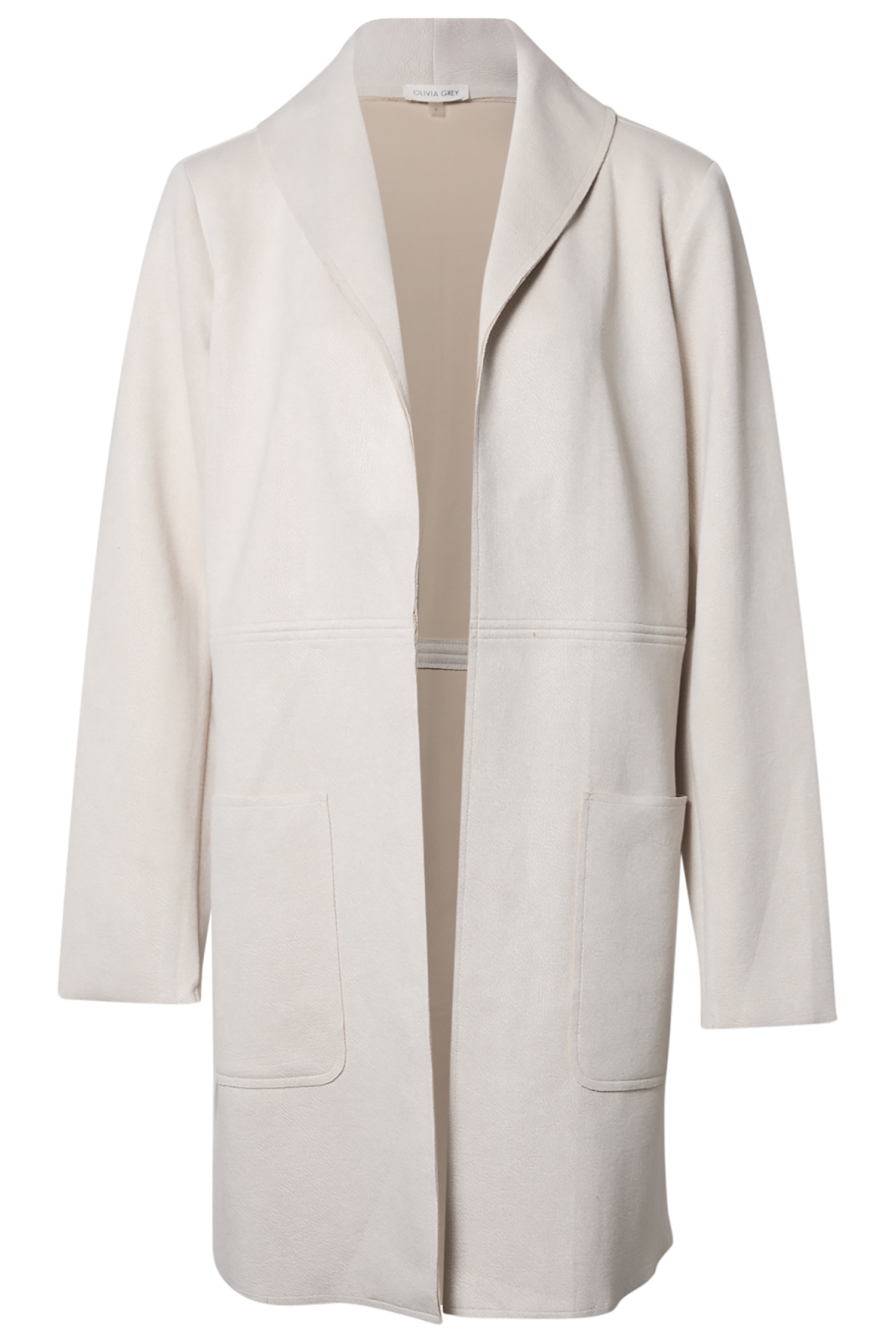 Open Front Long Coat