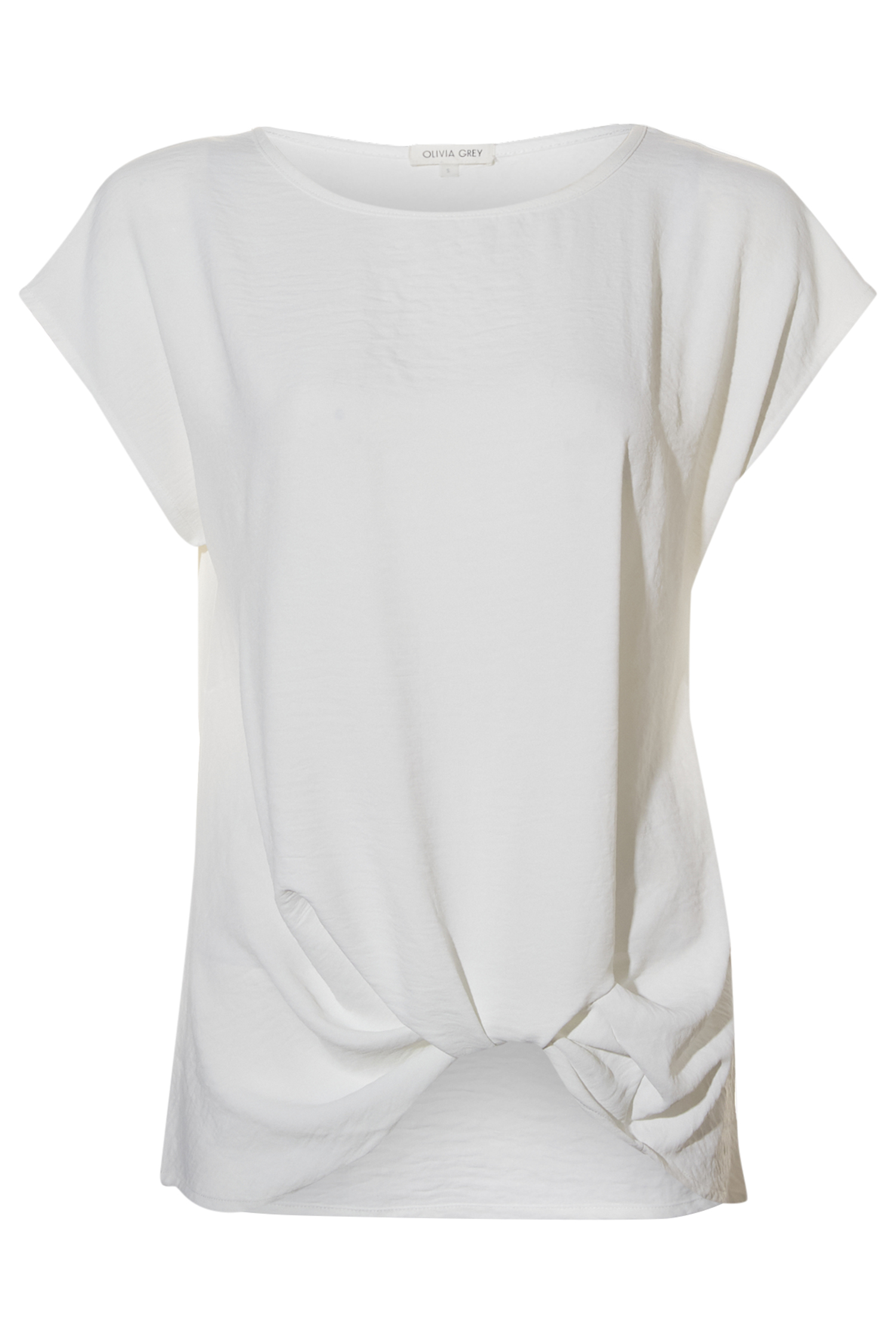 Front Twist Hem Top