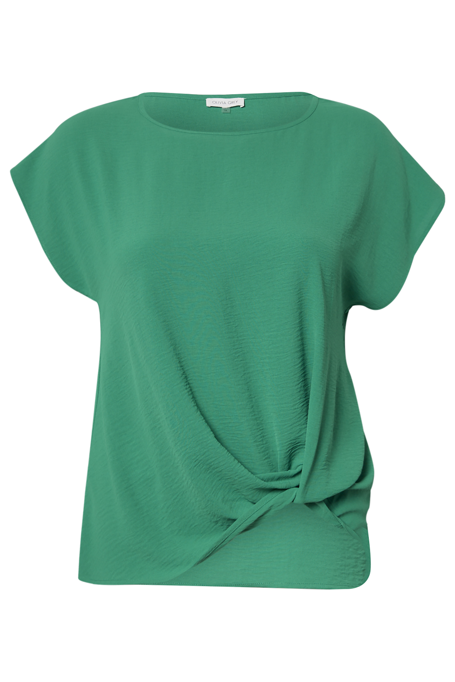 Front Twist Hem Top