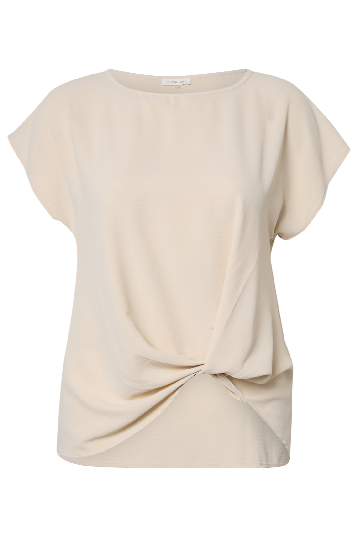Front Twist Hem Top
