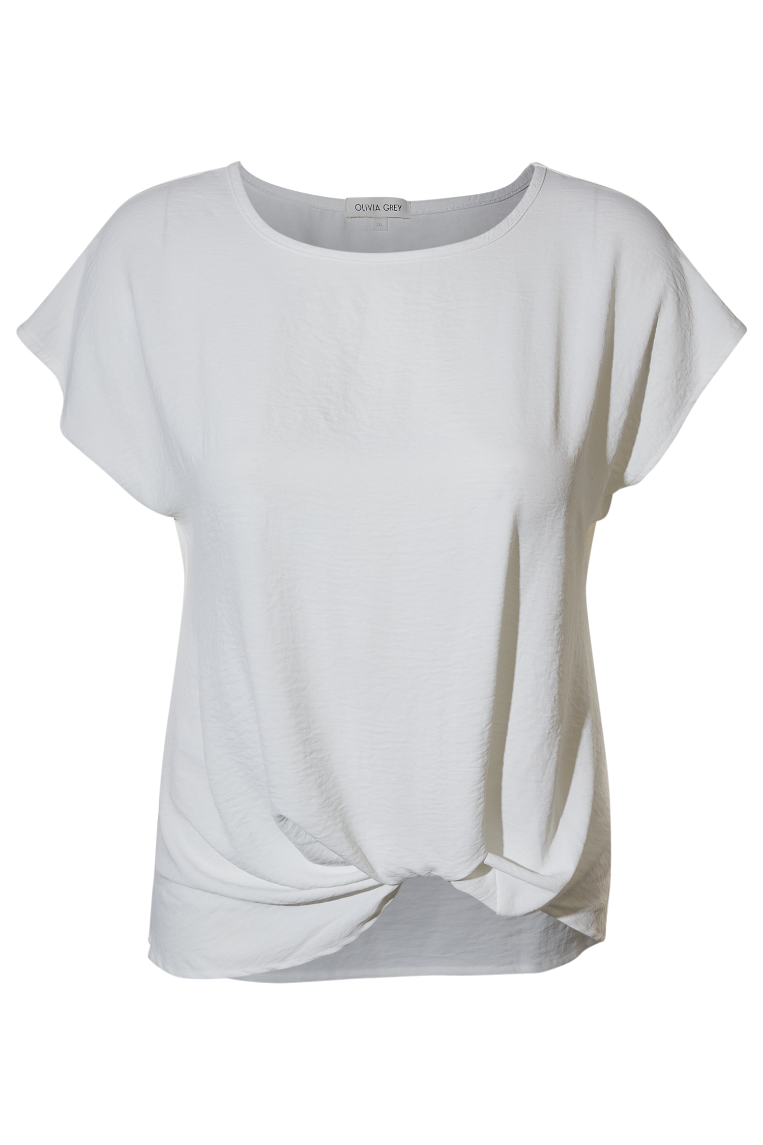 Front Twist Hem Top