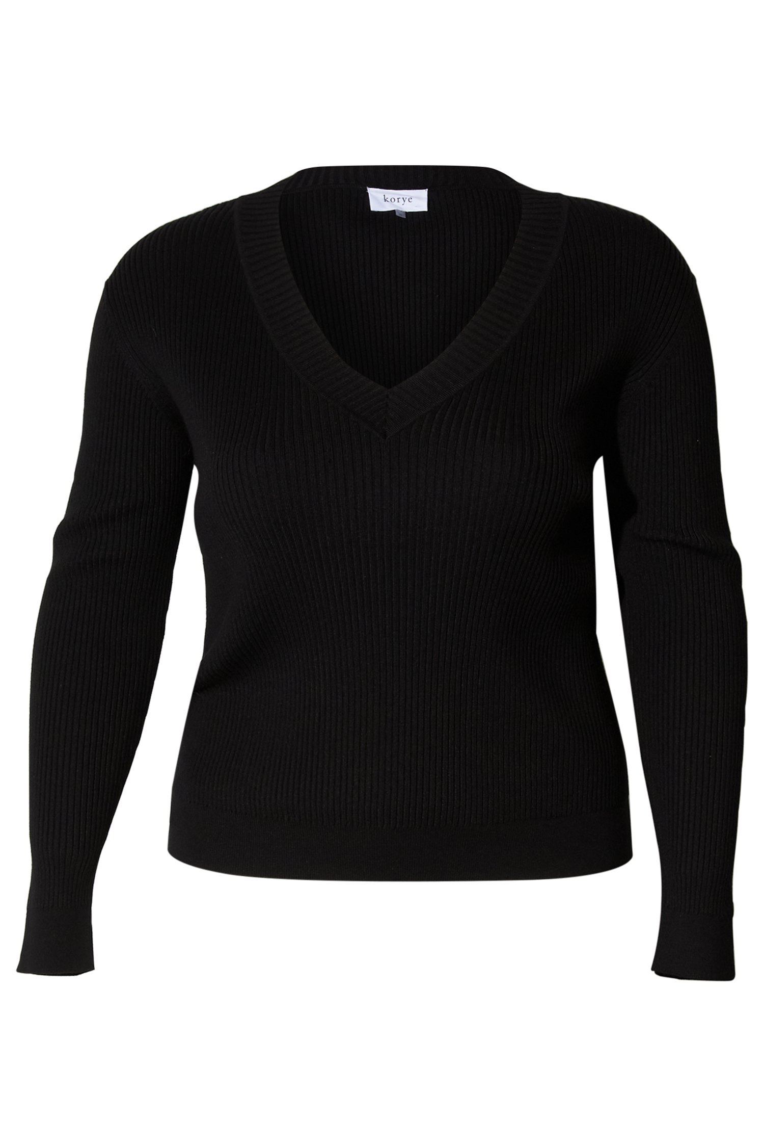 Wide V-Neck Pullover