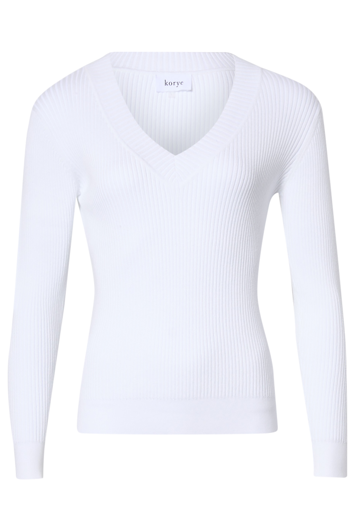 Wide V-Neck Pullover