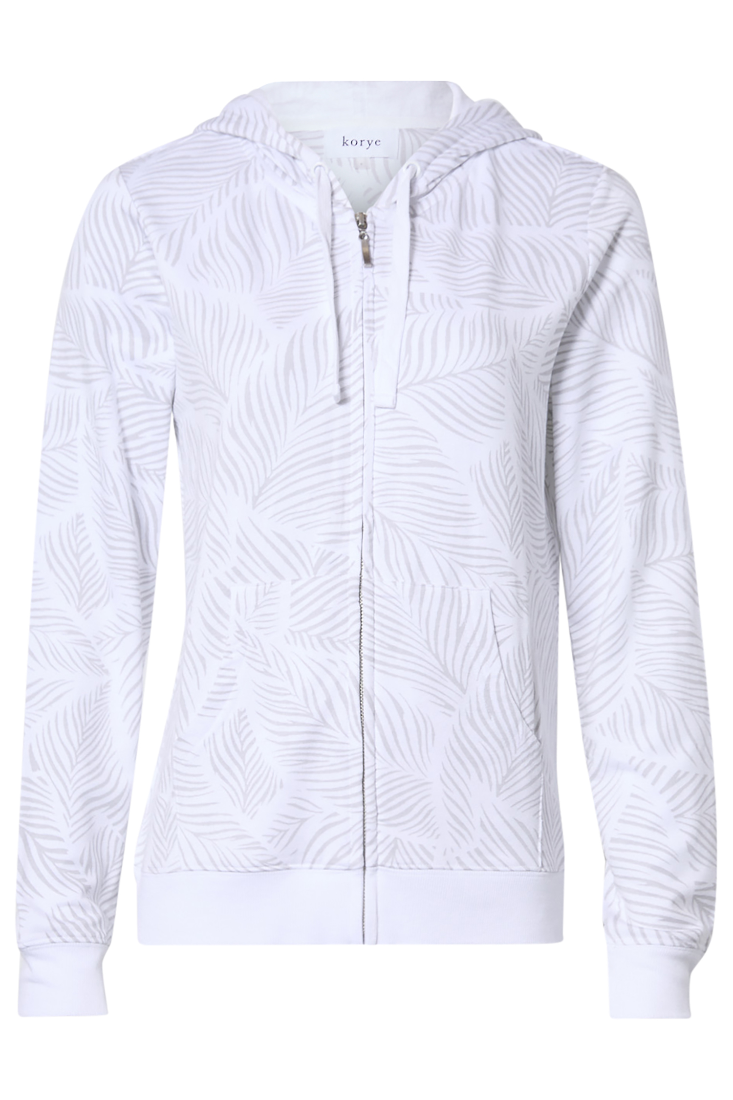Palm Print Zip Jacket