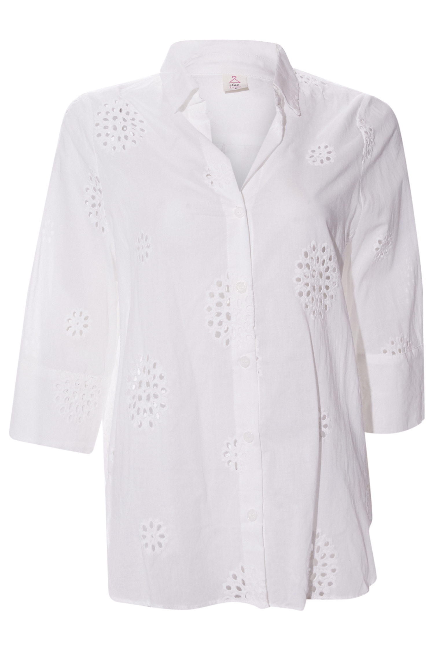 Embroidered Button Shirt