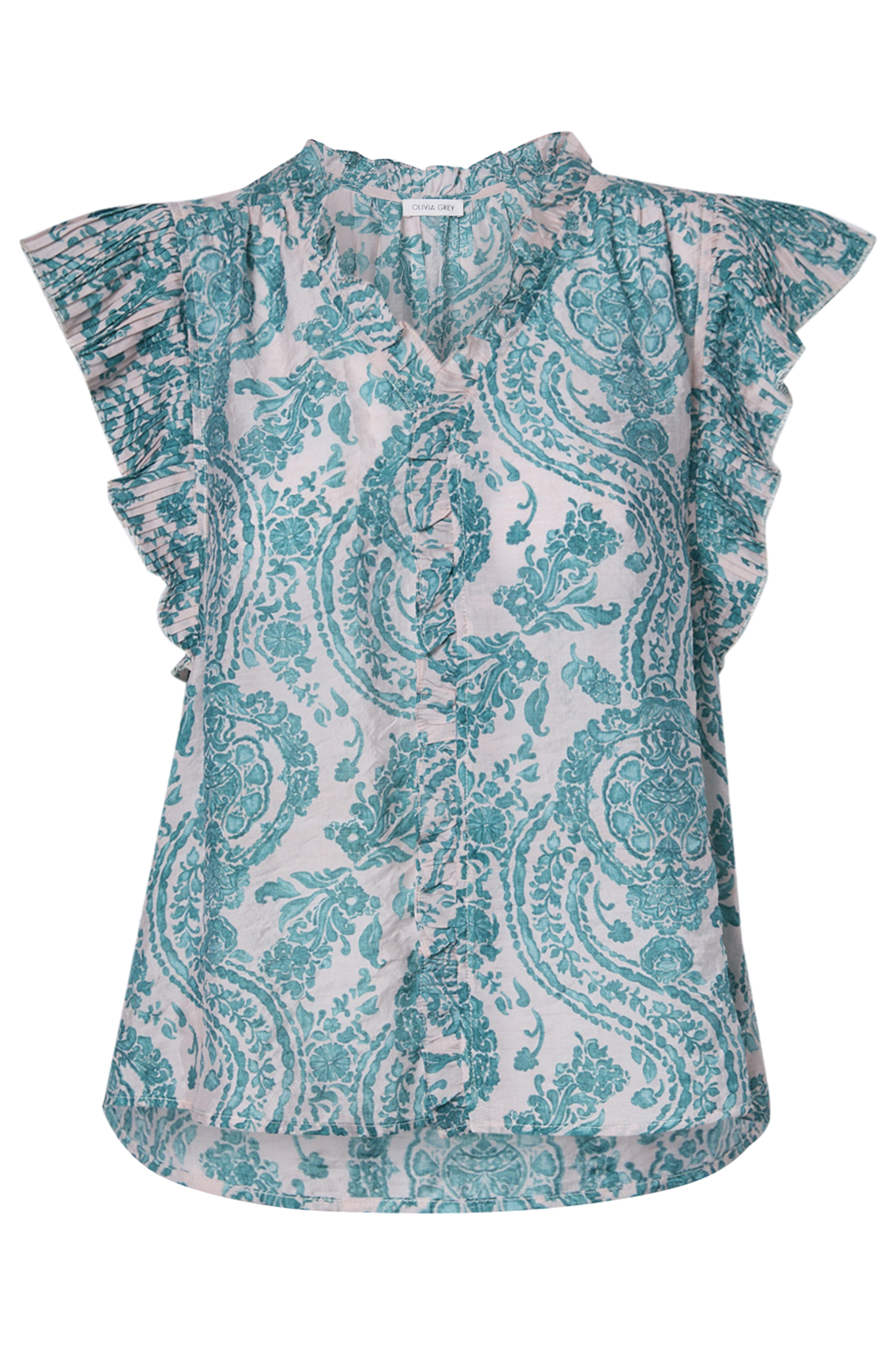 V-Neck Printed Top