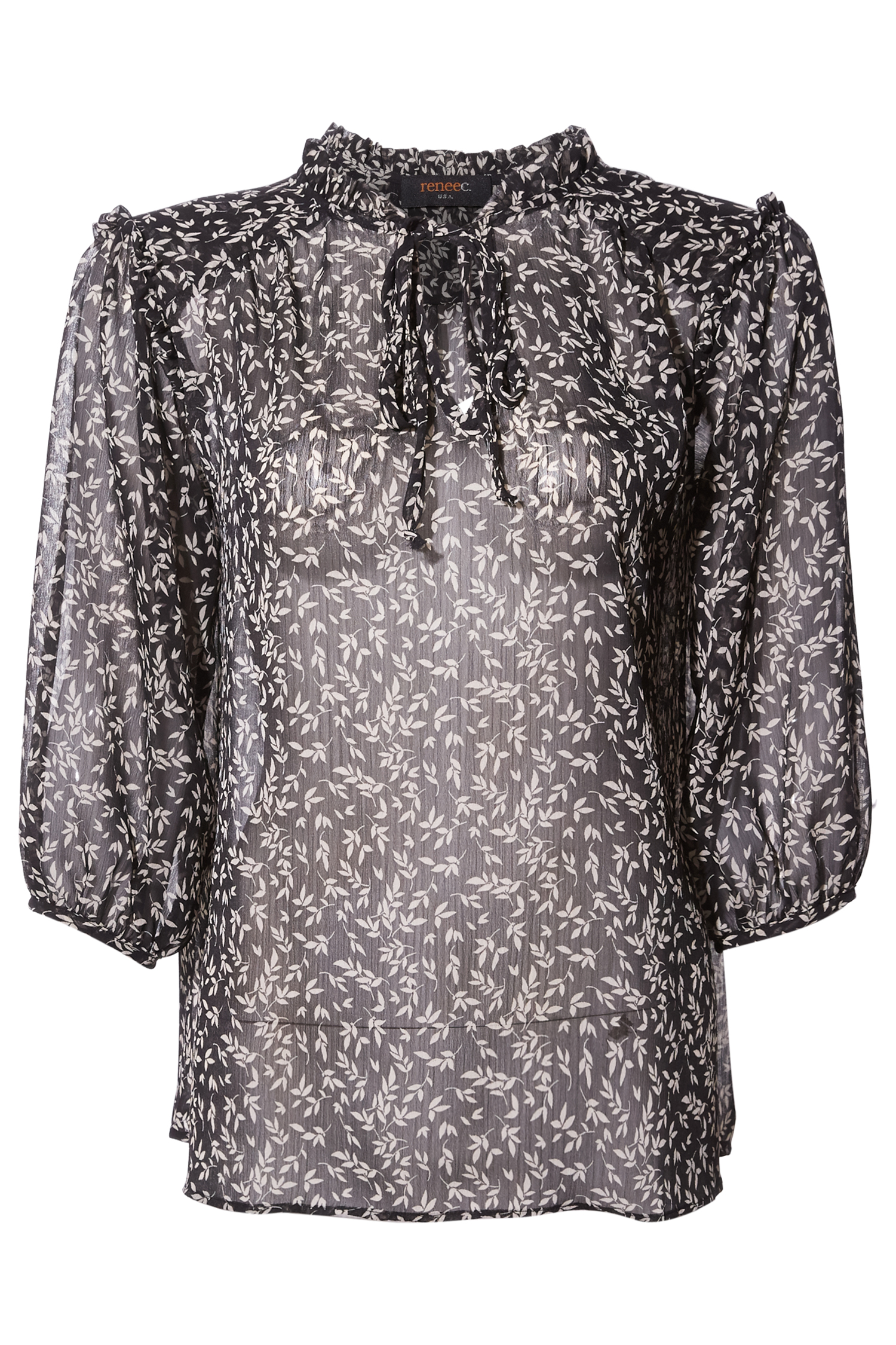 Tie Neck Blouse
