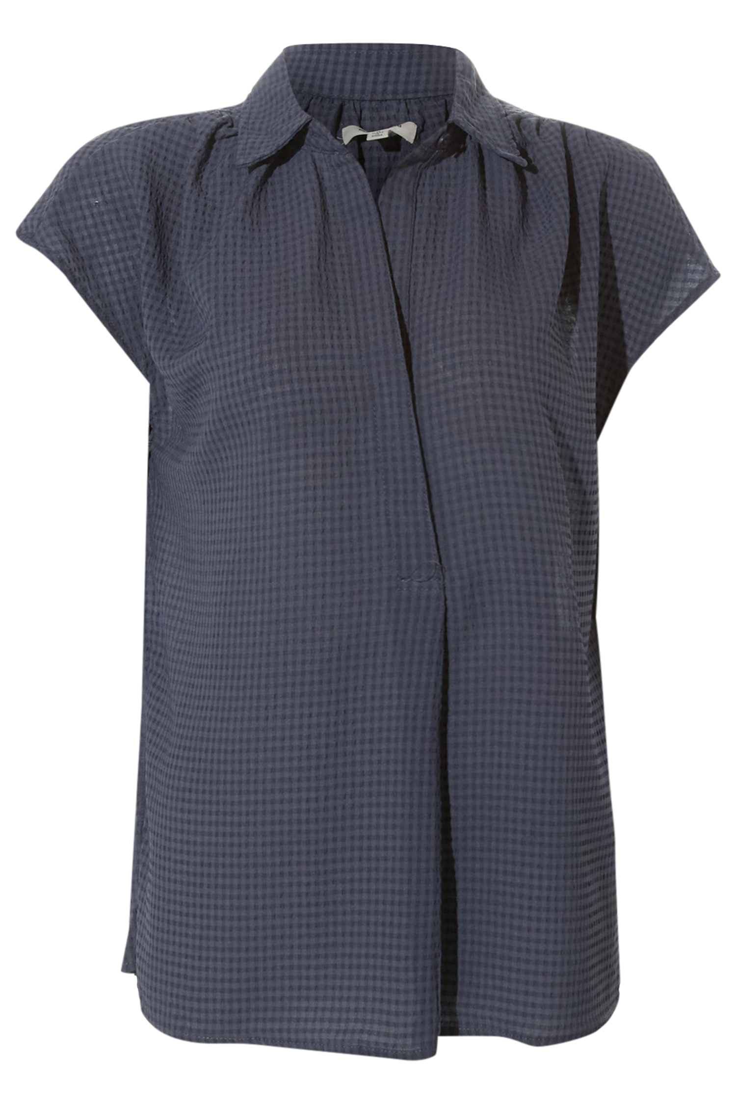 Short Sleeve Collared Top