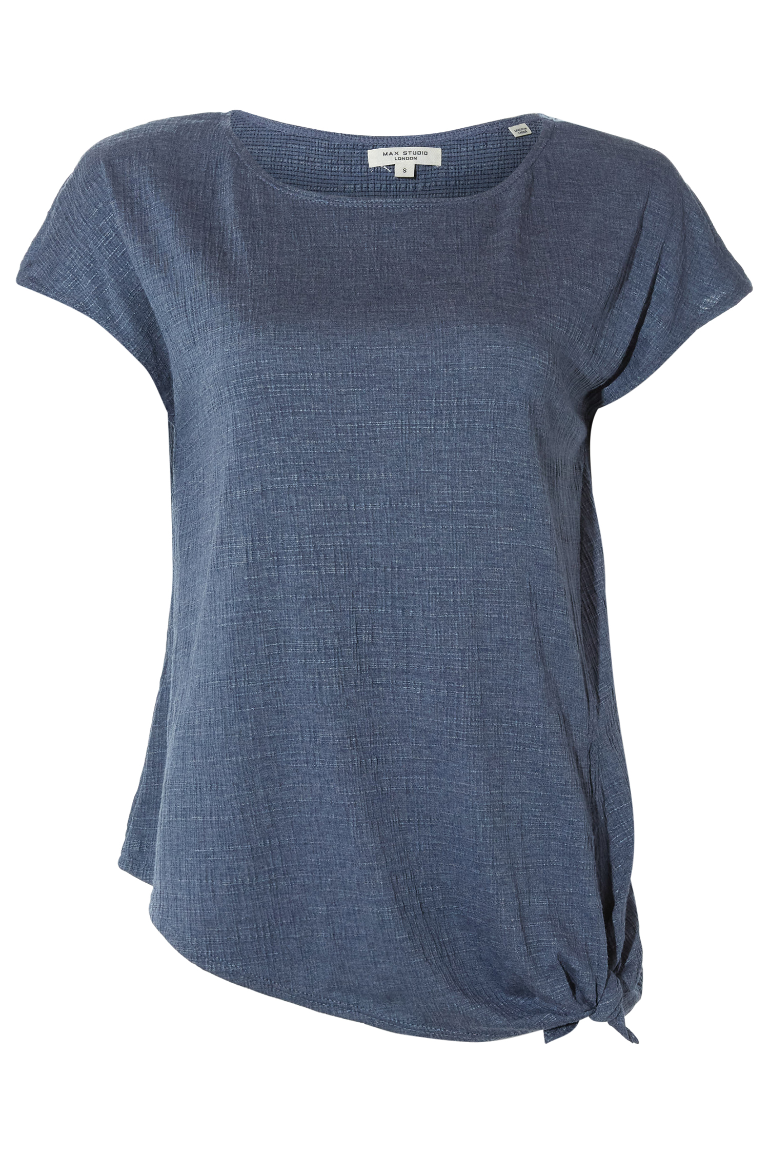 Short Sleeve Side Tie Top