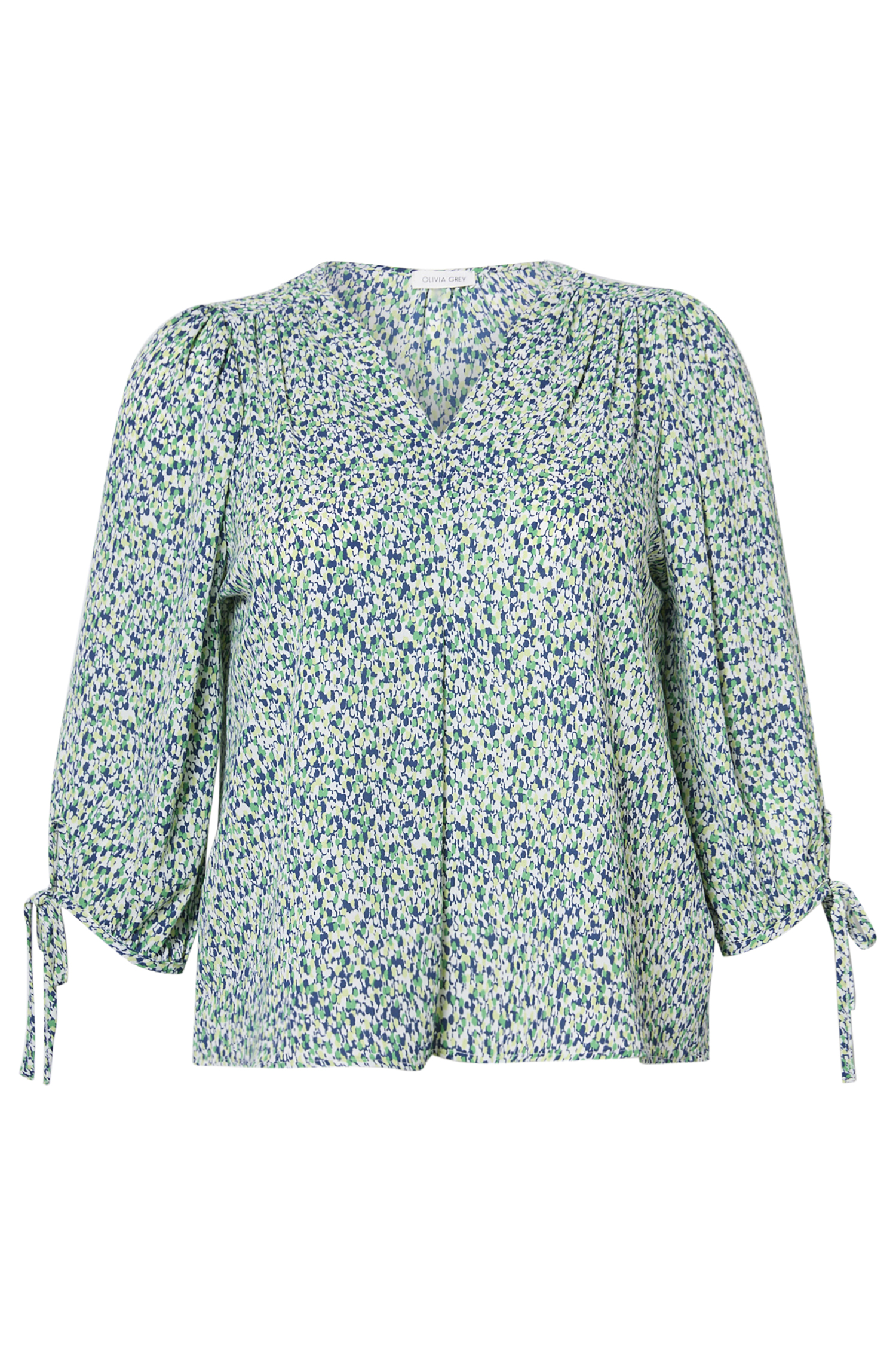 V-Neck Printed Top