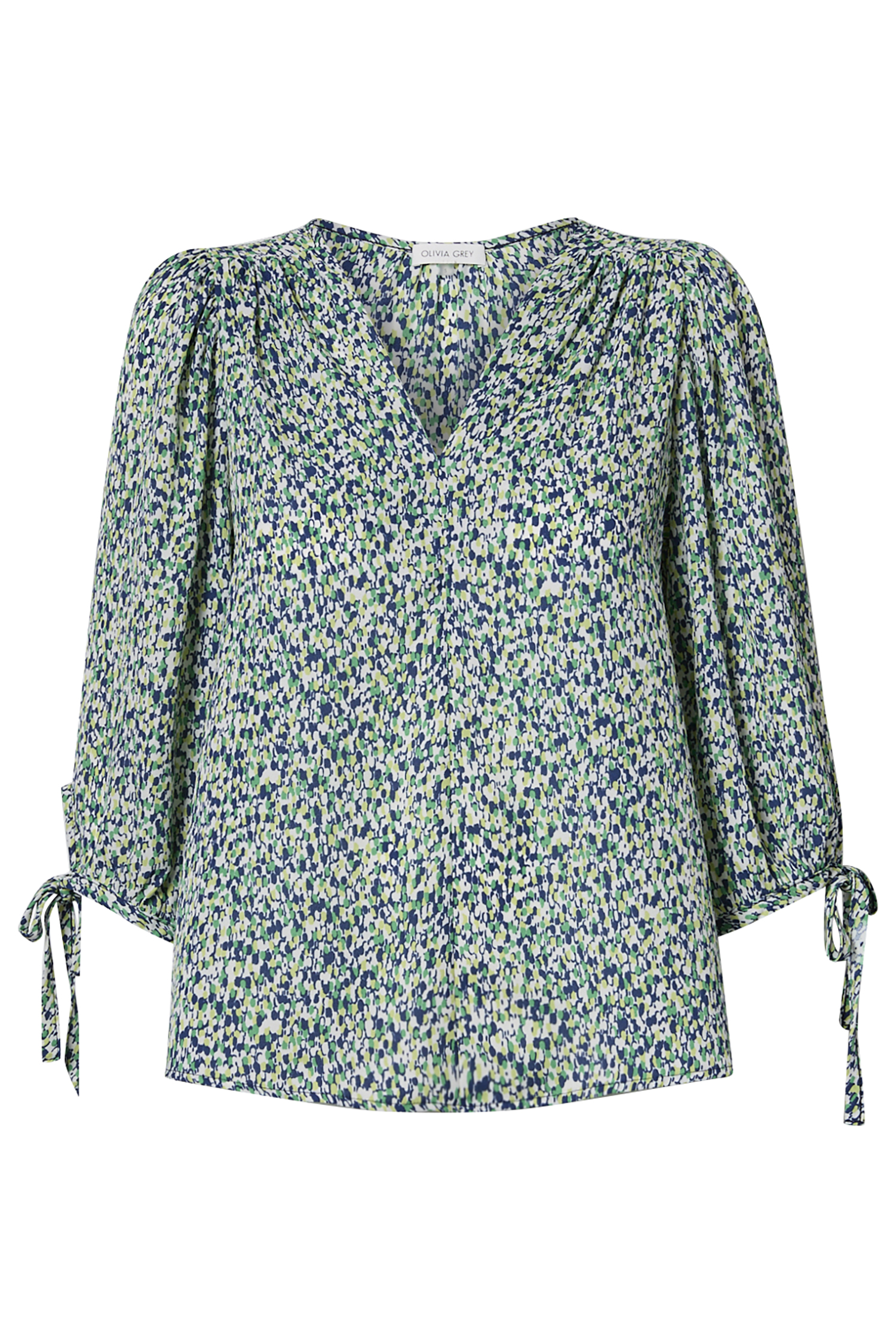 V-Neck Printed Top