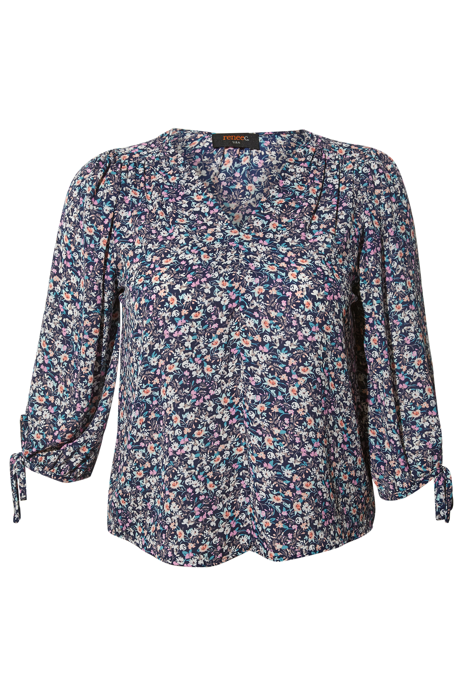 Tie Sleeve Blouse