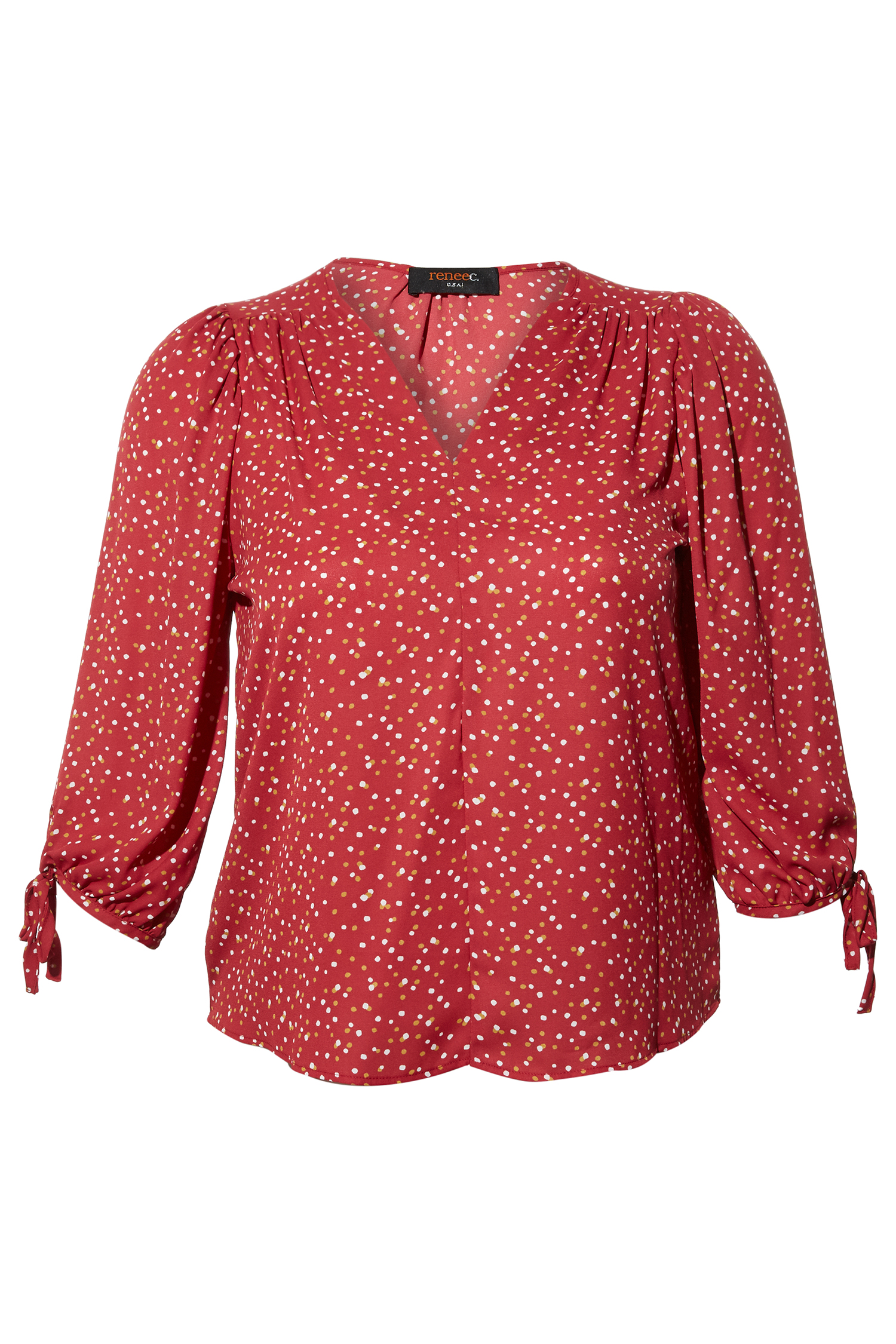 Tie Sleeve Blouse