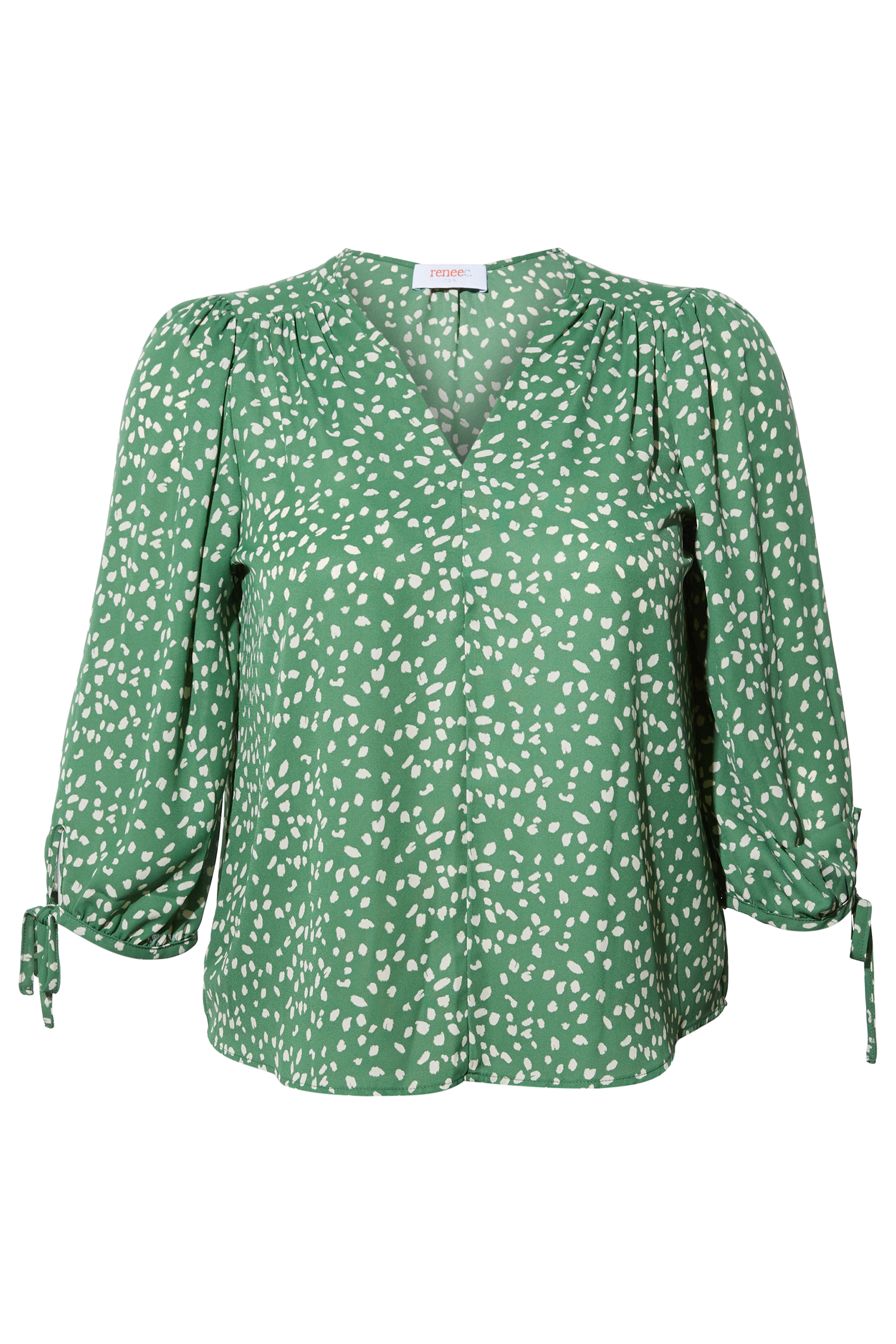 Tie Sleeve Blouse