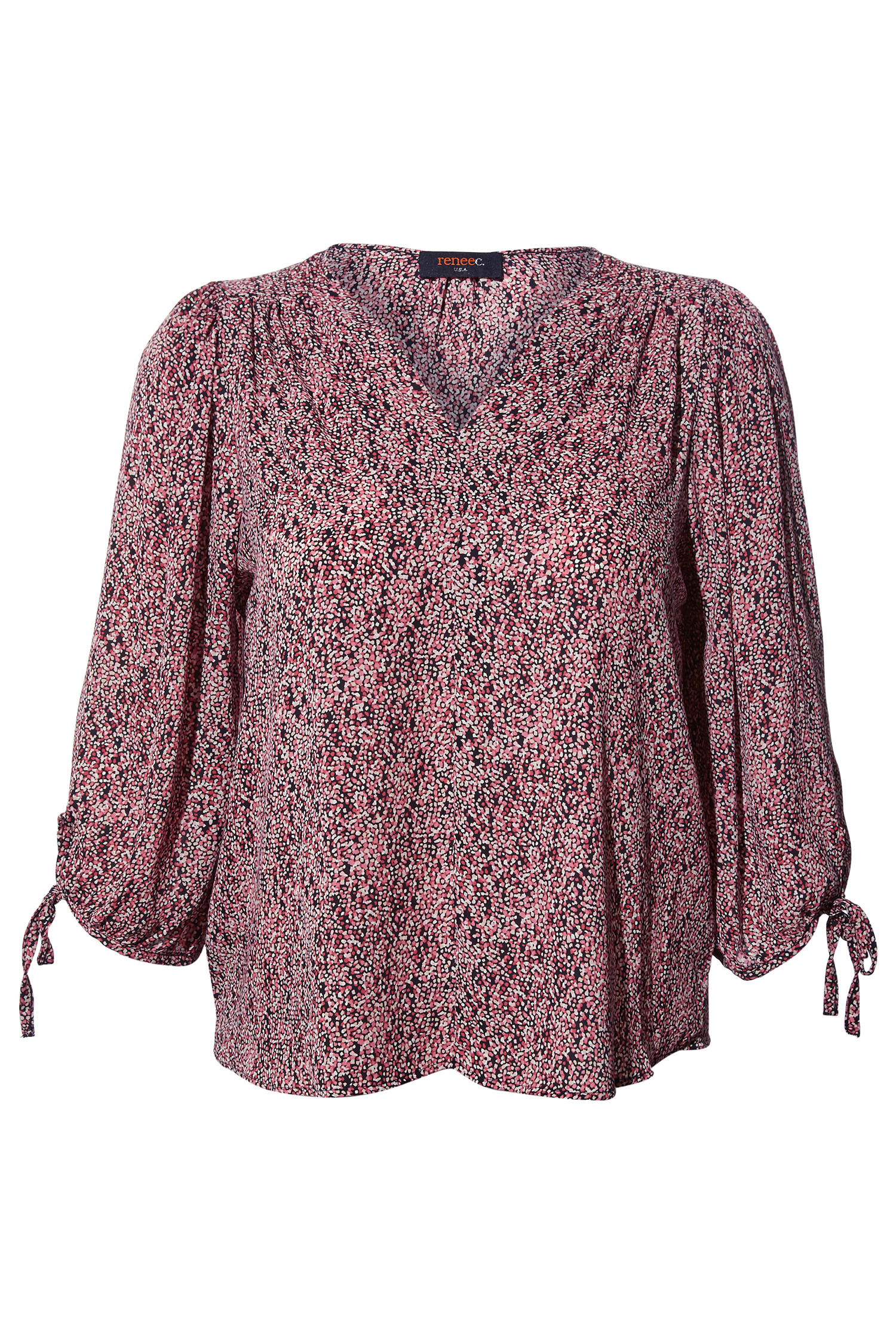 Tie Sleeve Blouse